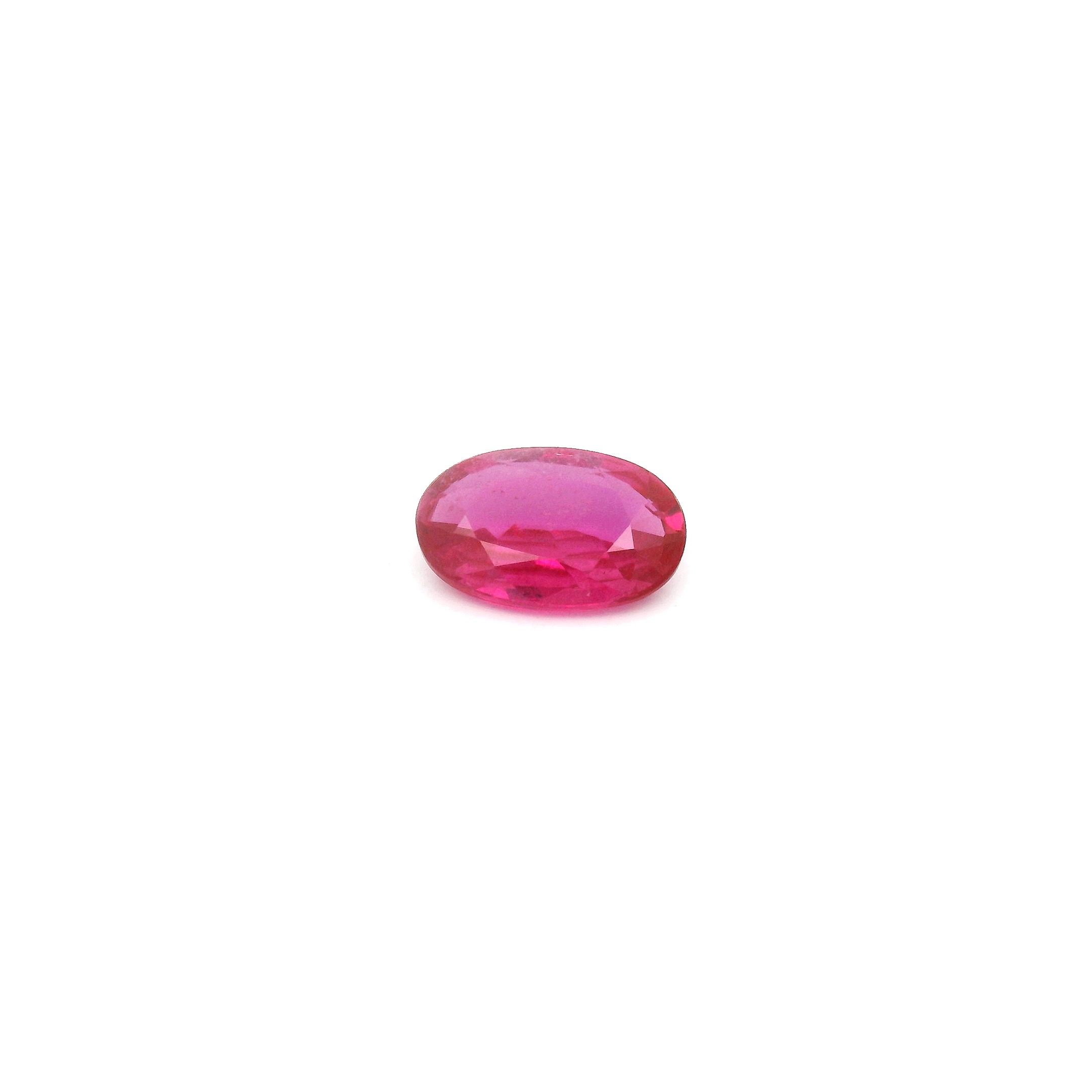0.52 ct Oval Red Natural Ruby