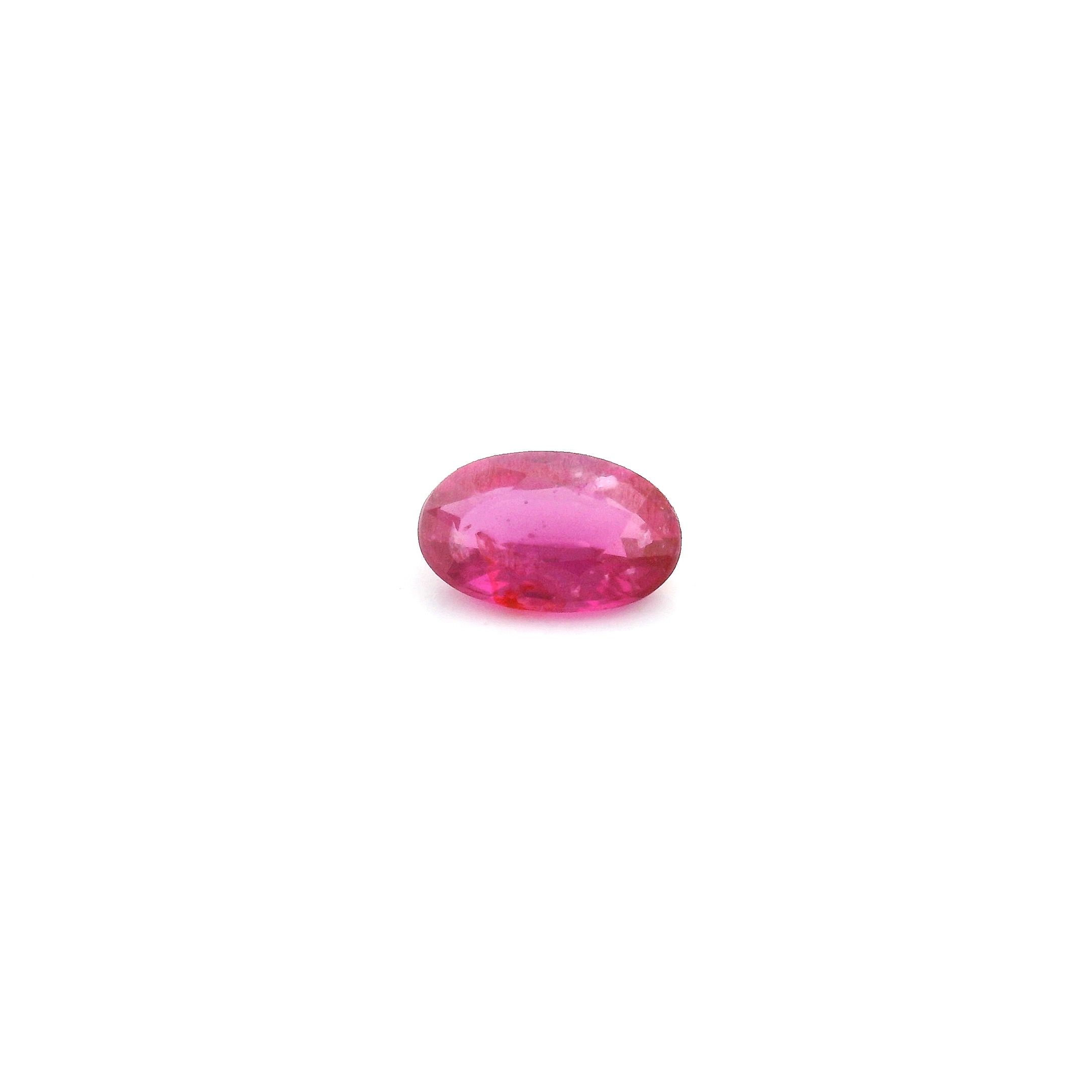 0.49 ct Oval Red Natural Ruby