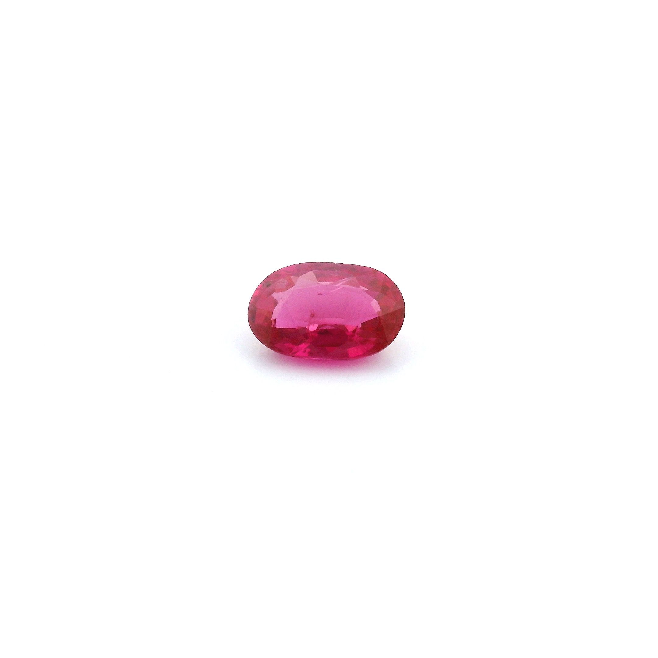 0.54 ct Oval Red Natural Ruby