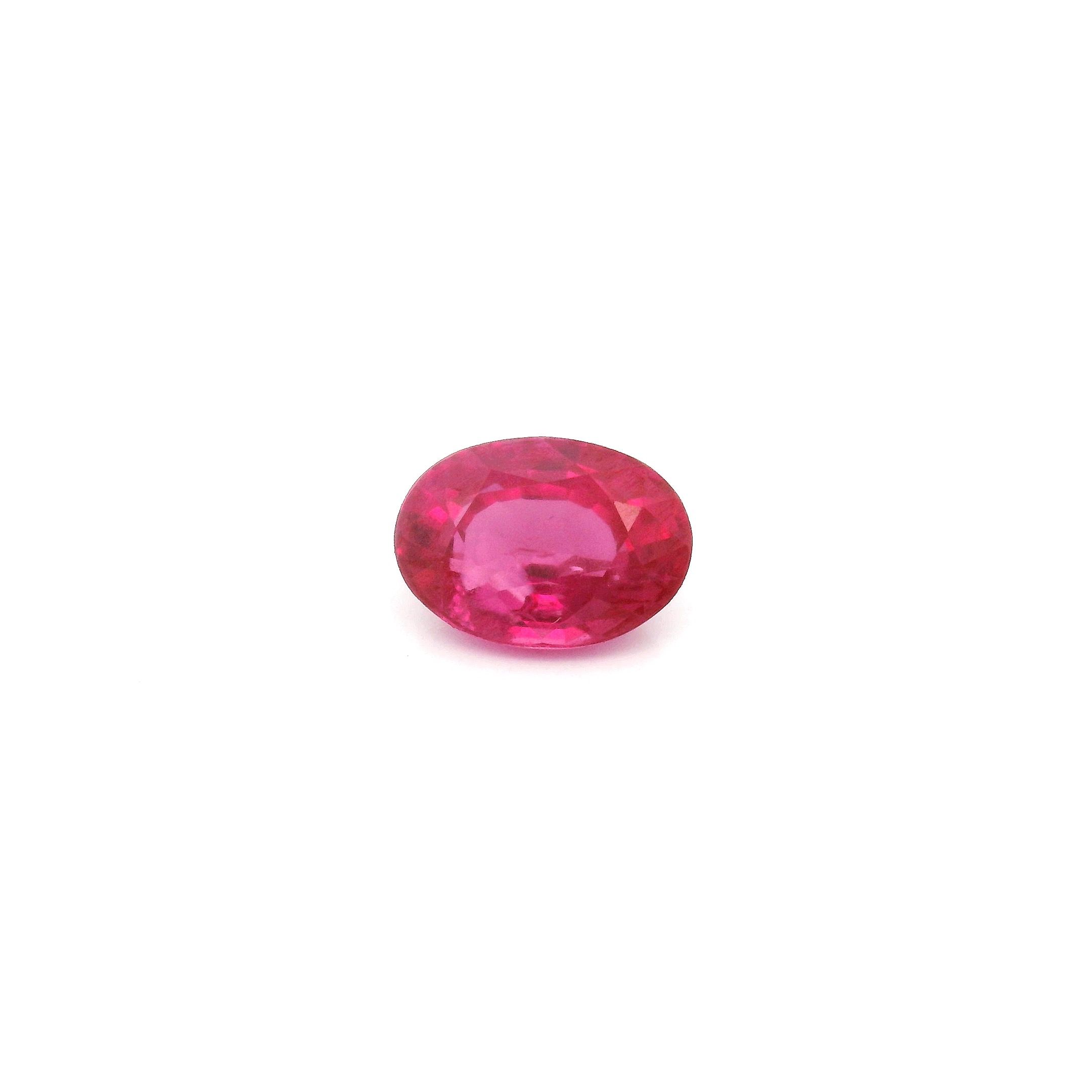 1.03 ct Oval Red Natural Ruby