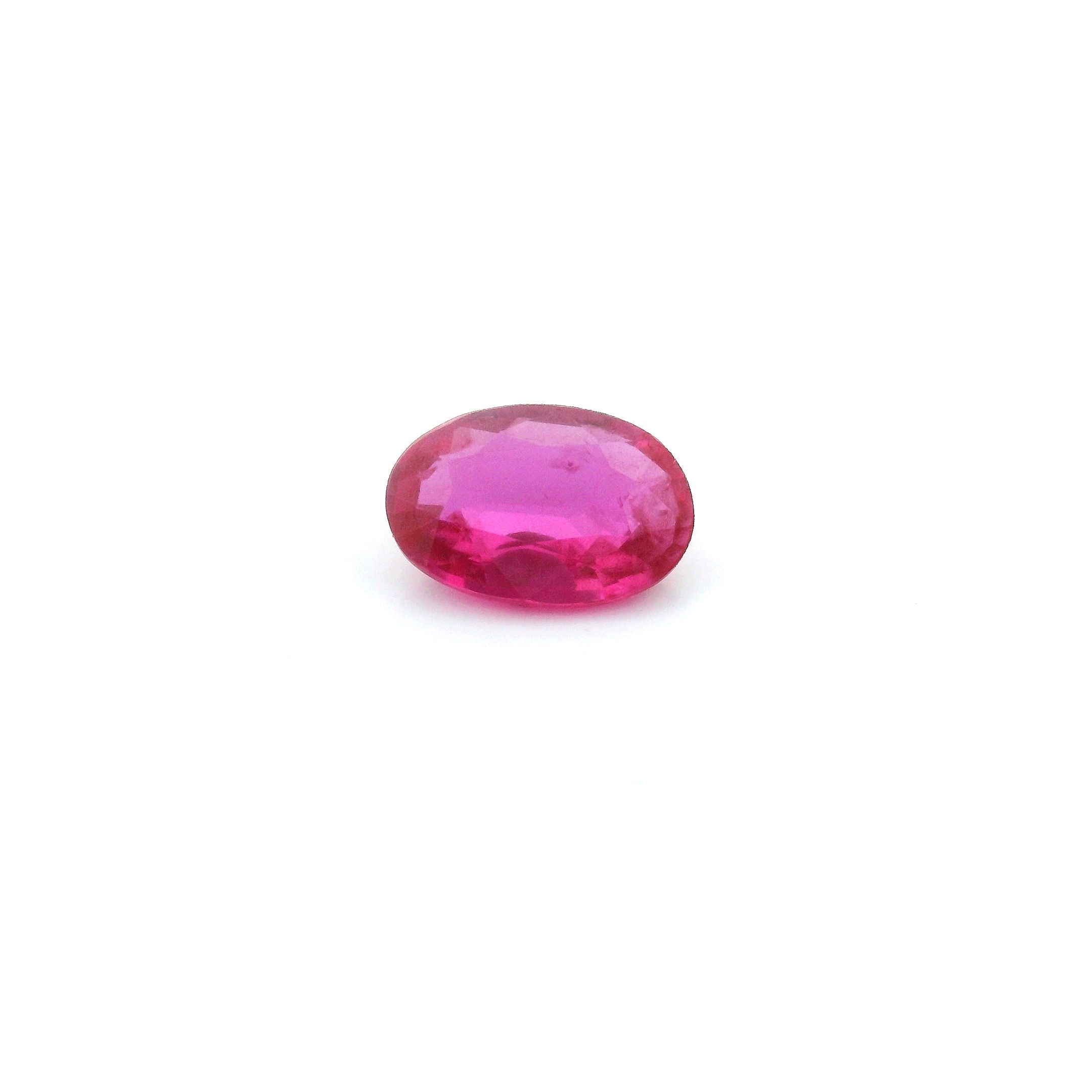 0.81 ct Oval Red Natural Ruby