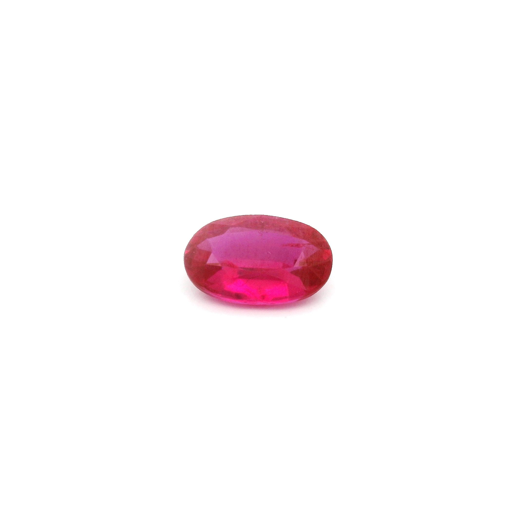 0.87 ct Oval Red Natural Ruby