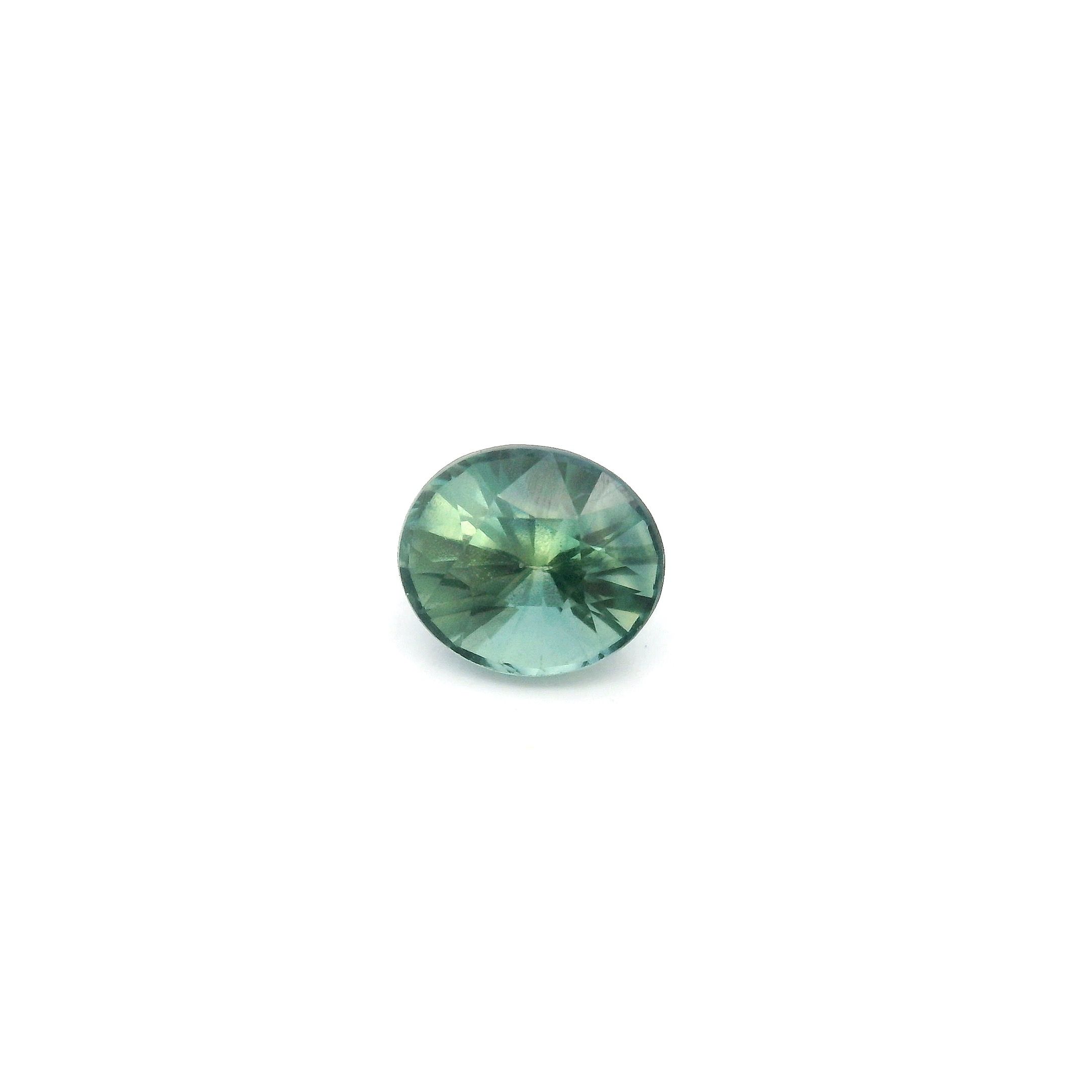 1.04 ct Oval Green Natural Sapphire