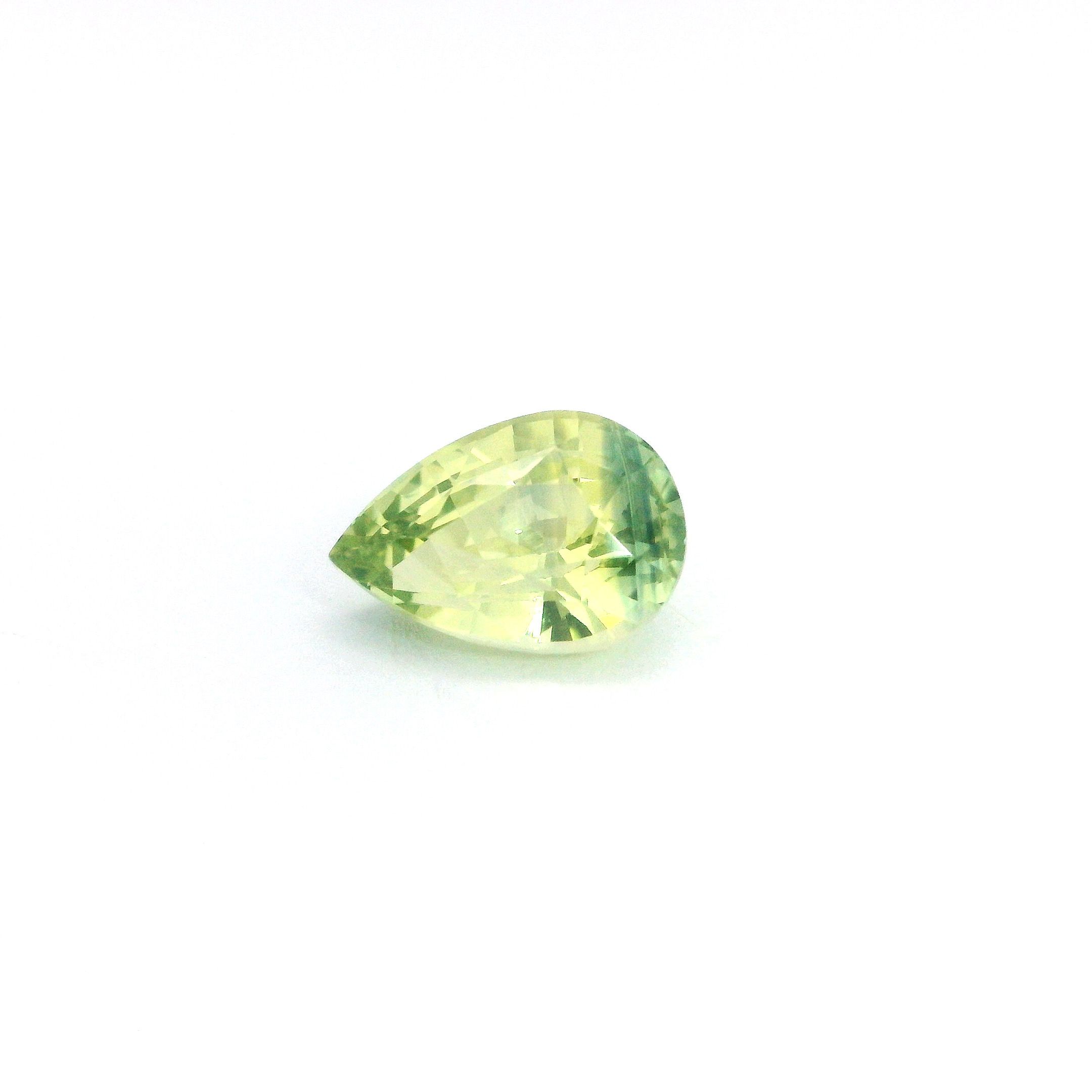 1.53 ct Pear Yellow Natural Sapphire