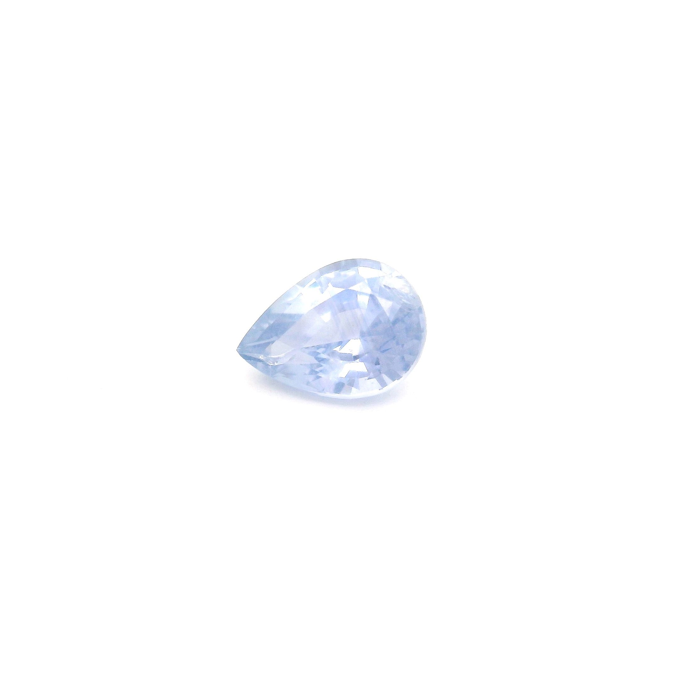 1.02 ct Pear Blue Natural Sapphire