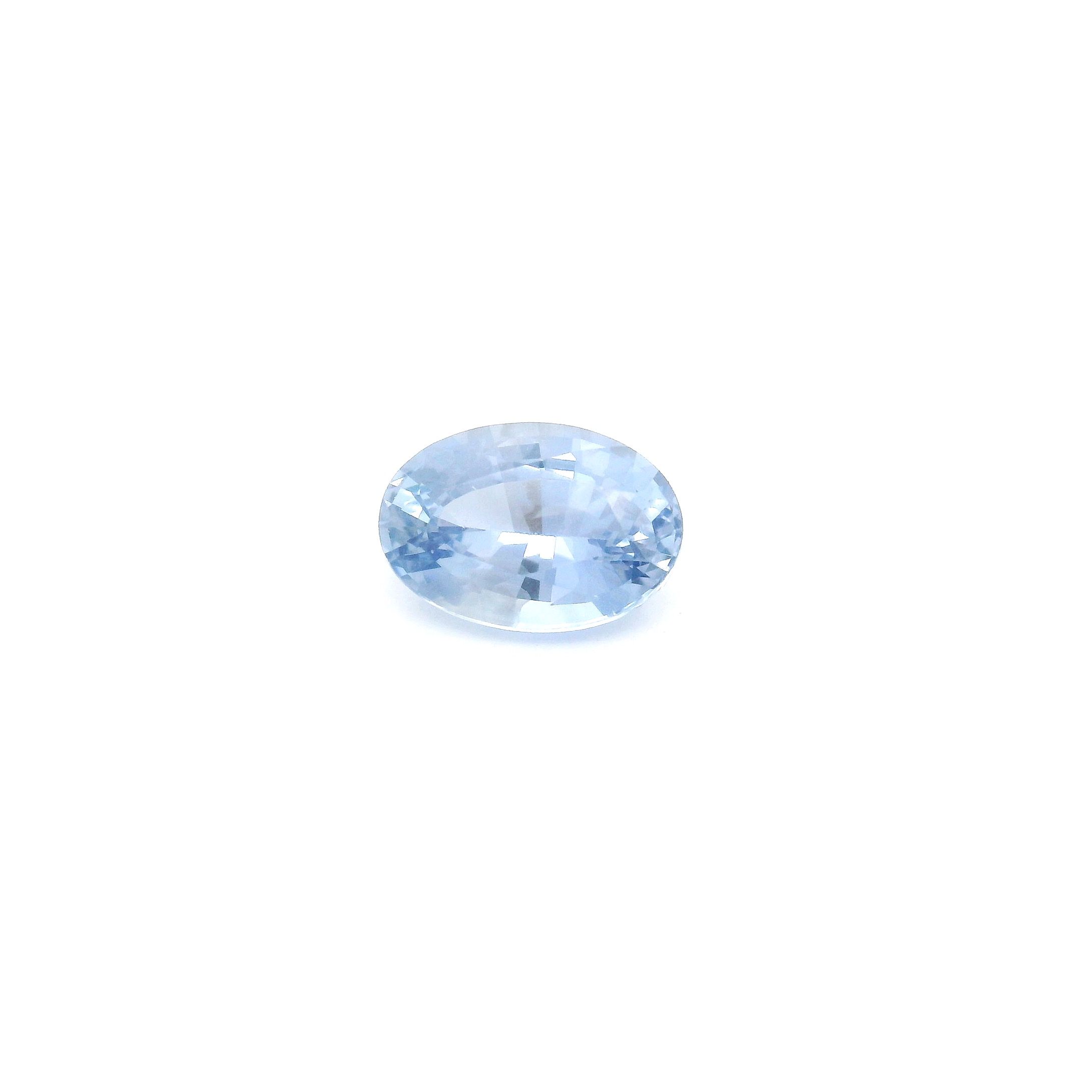 0.96 ct Oval Blue Natural Sapphire