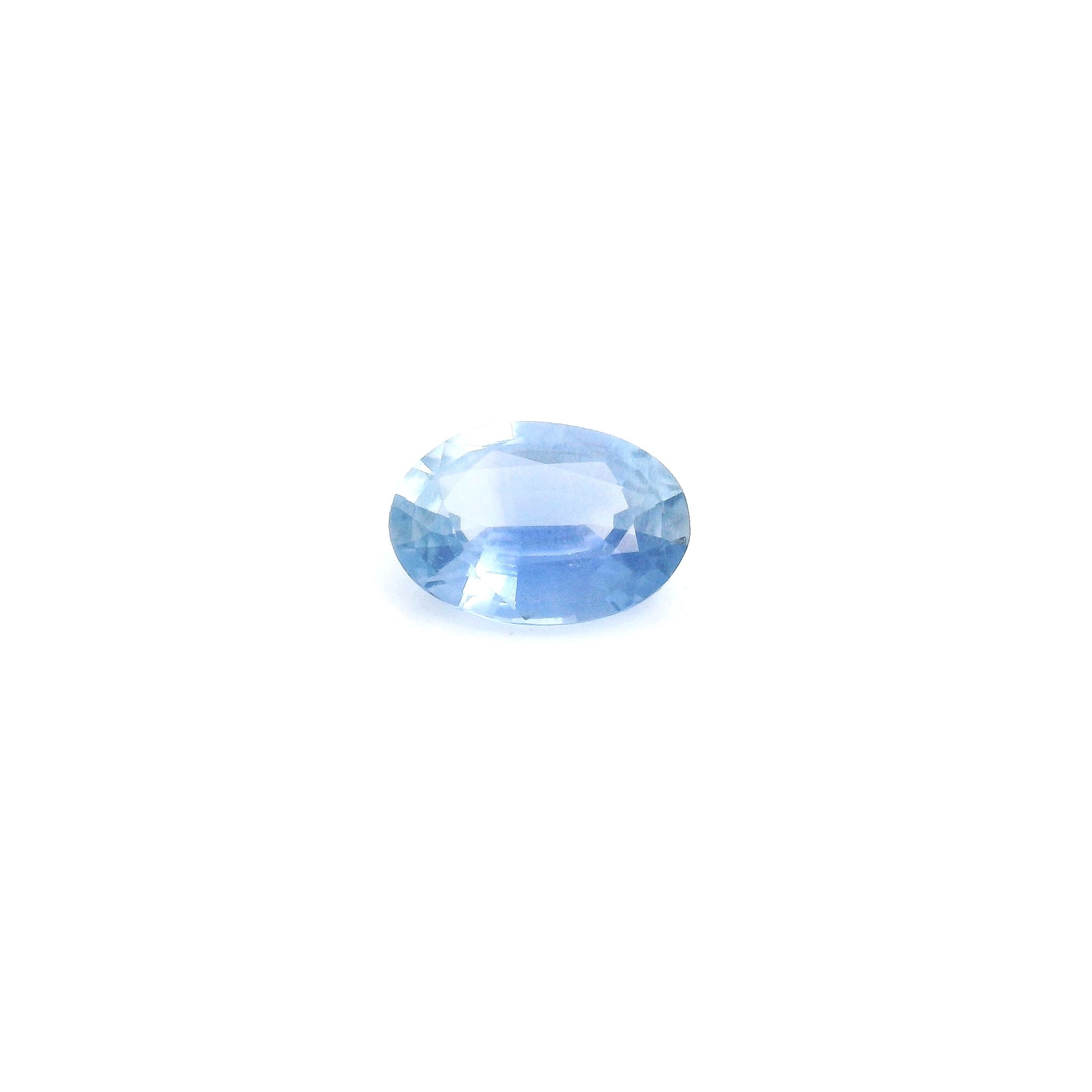 0.82 ct Oval Blue Natural Sapphire