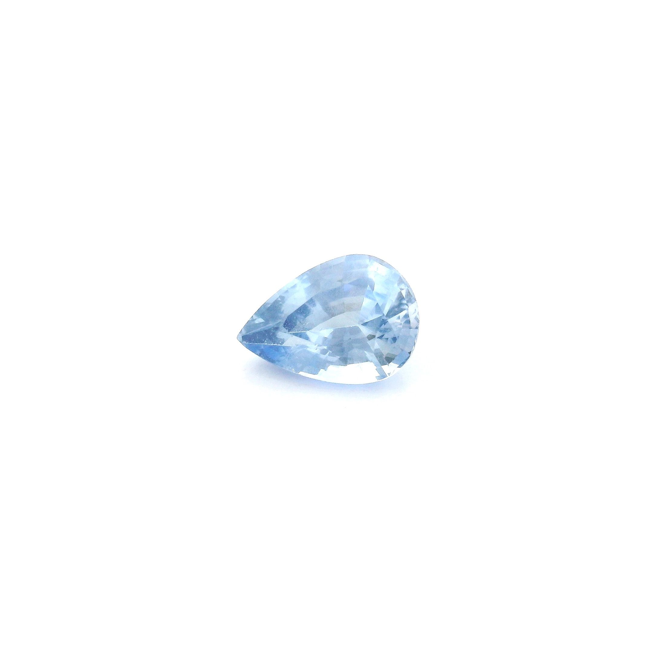 0.81 ct Pear Blue Natural Sapphire