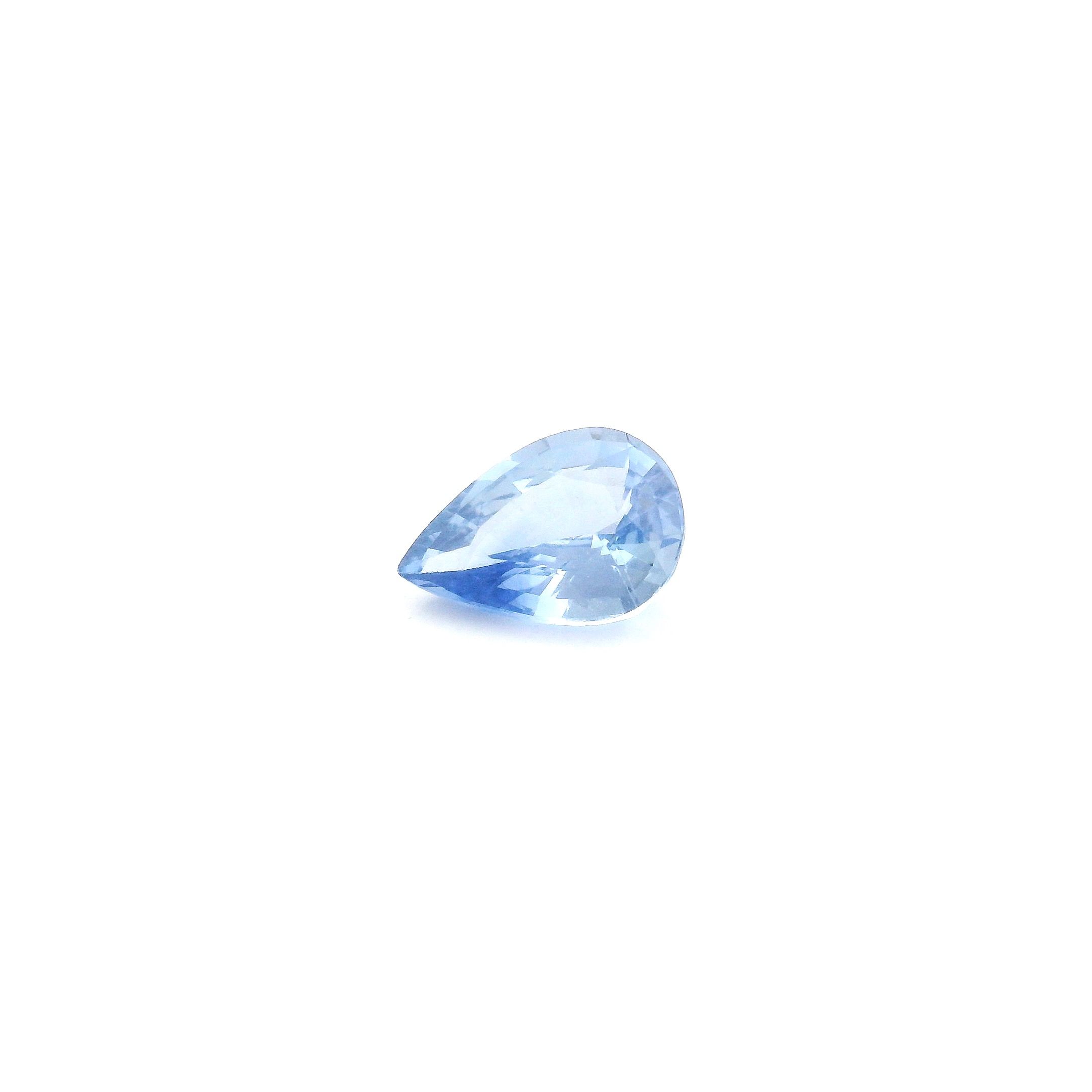 0.62 ct Pear Blue Natural Sapphire