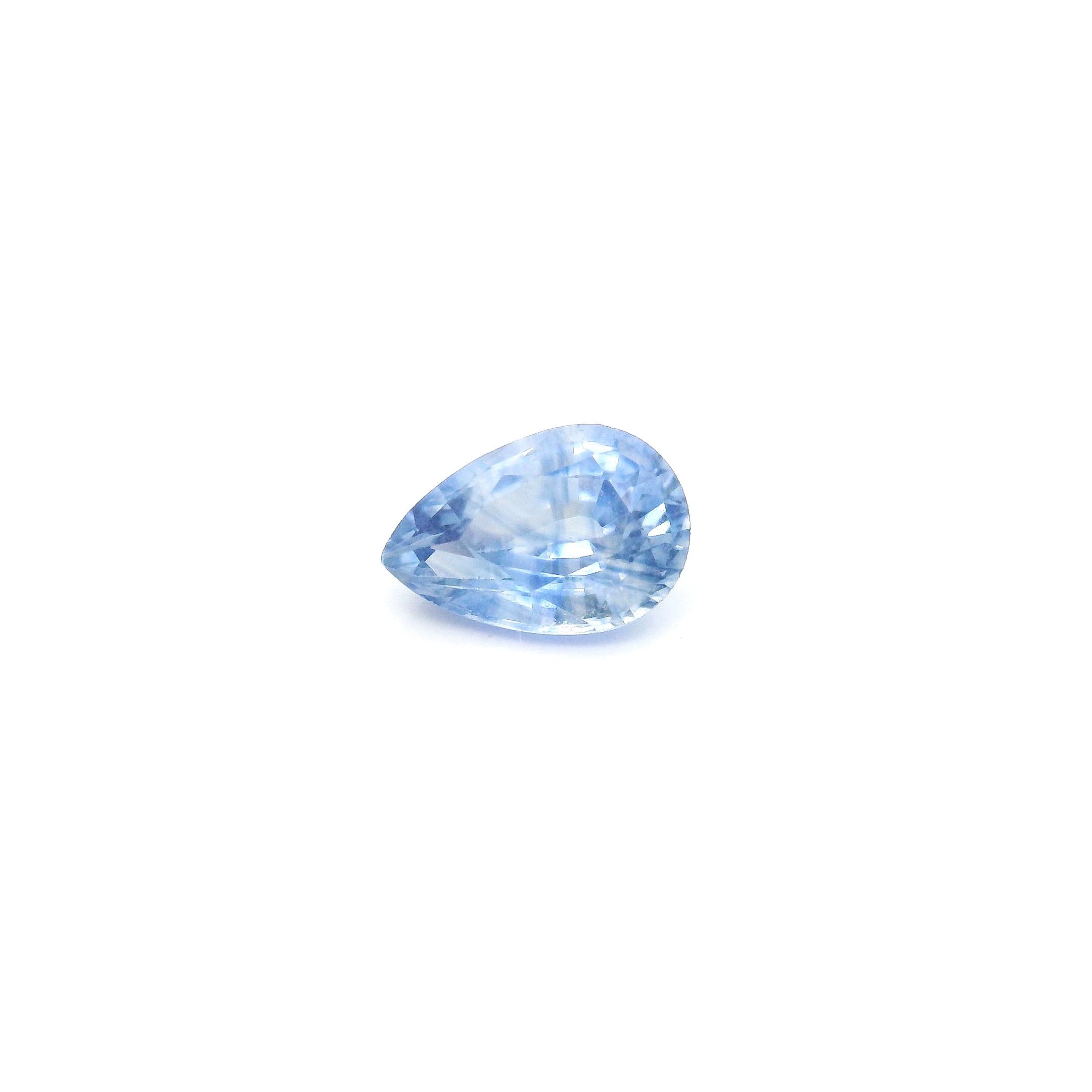 0.93 ct Pear Blue Natural Sapphire