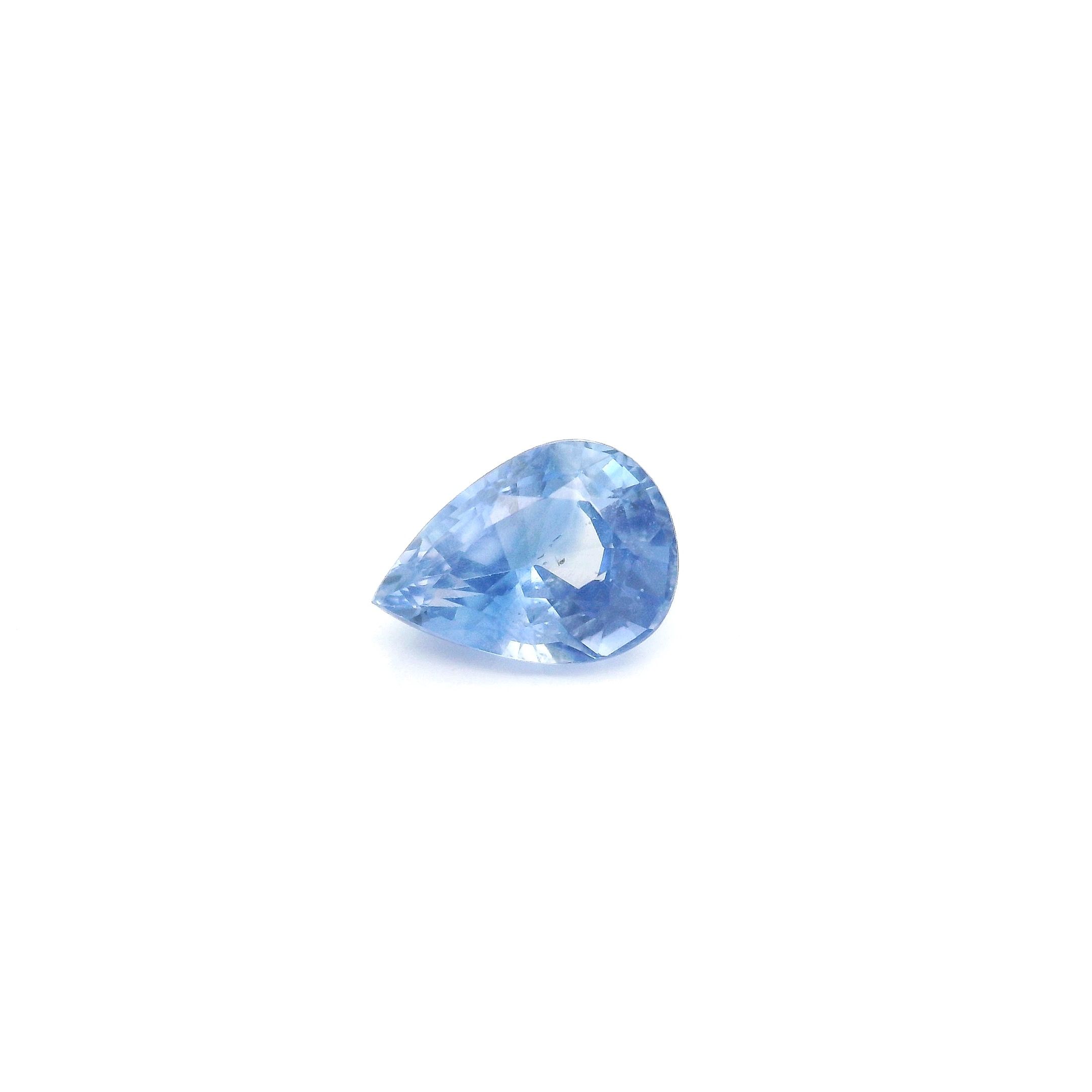 1.11 ct Pear Blue Natural Sapphire
