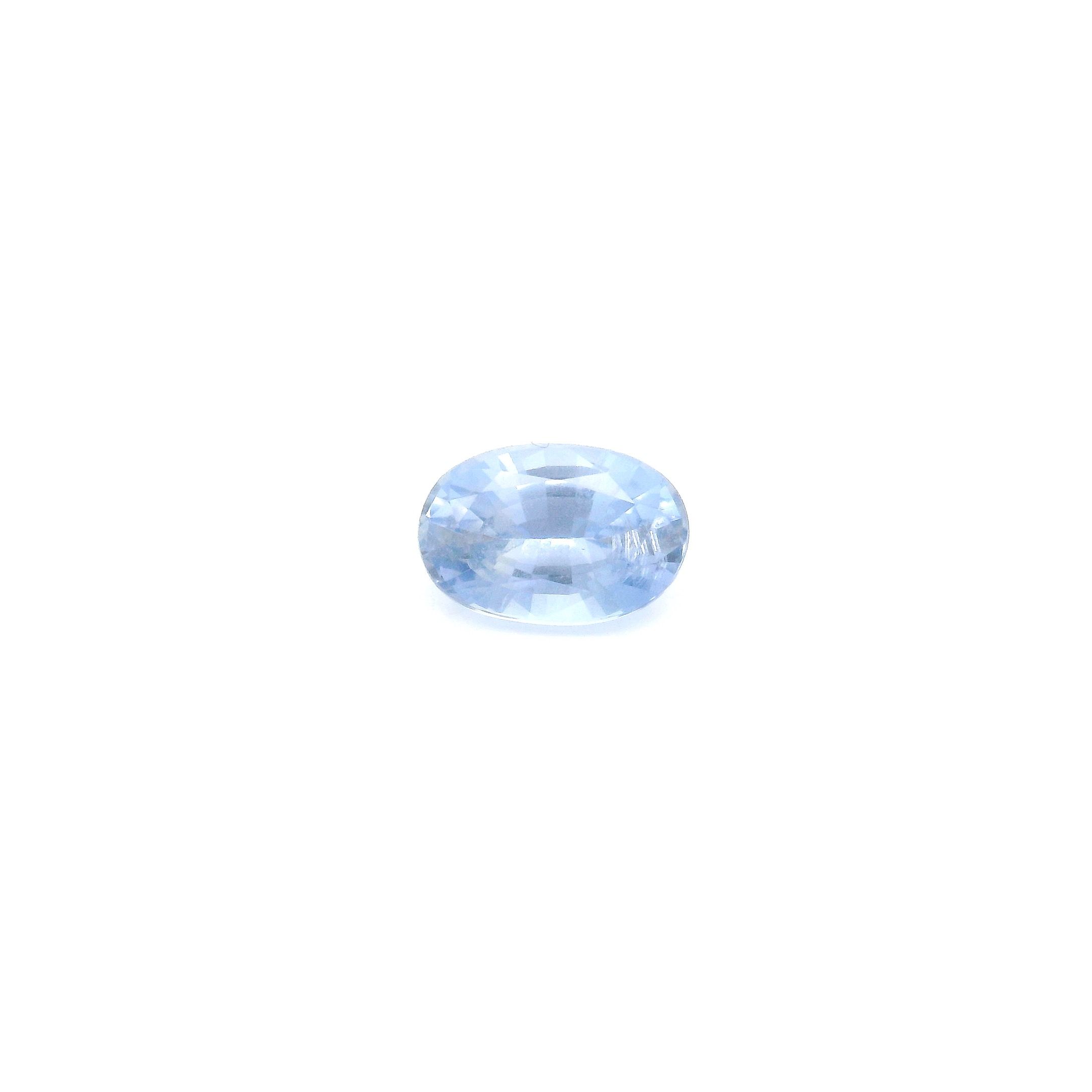 0.73 ct Oval Blue Natural Sapphire