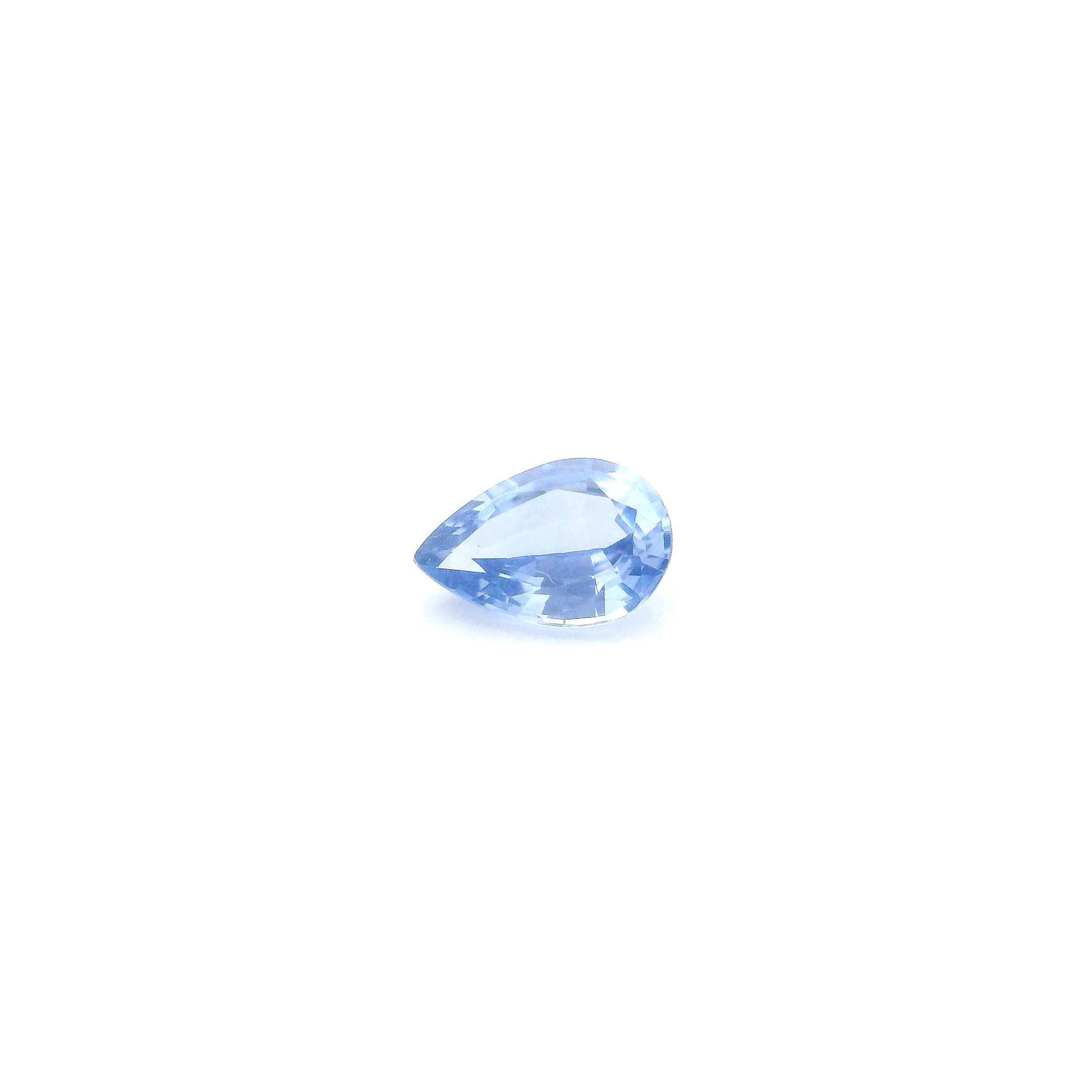 0.46 ct Pear Blue Natural Sapphire
