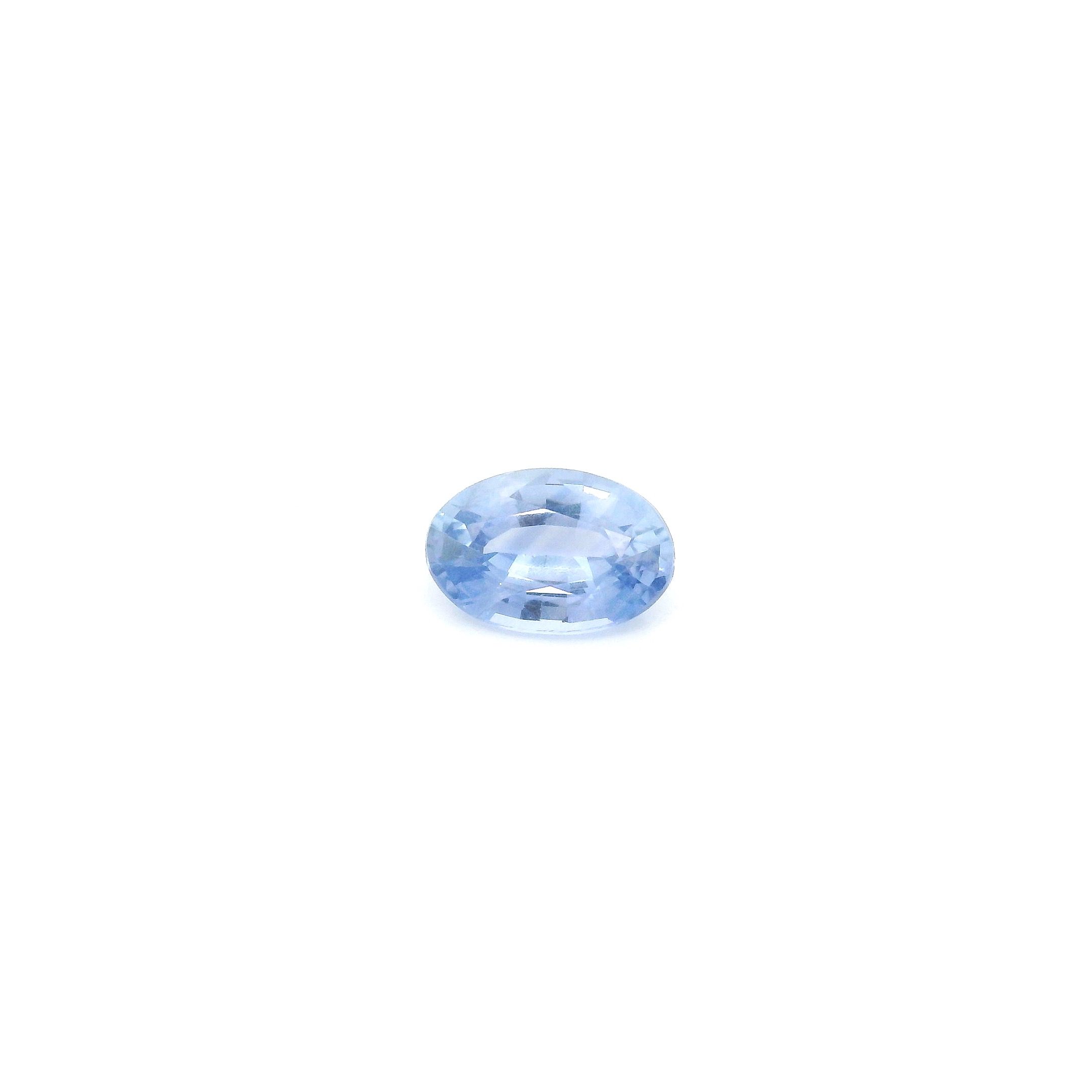 0.47 ct Oval Blue Natural Sapphire