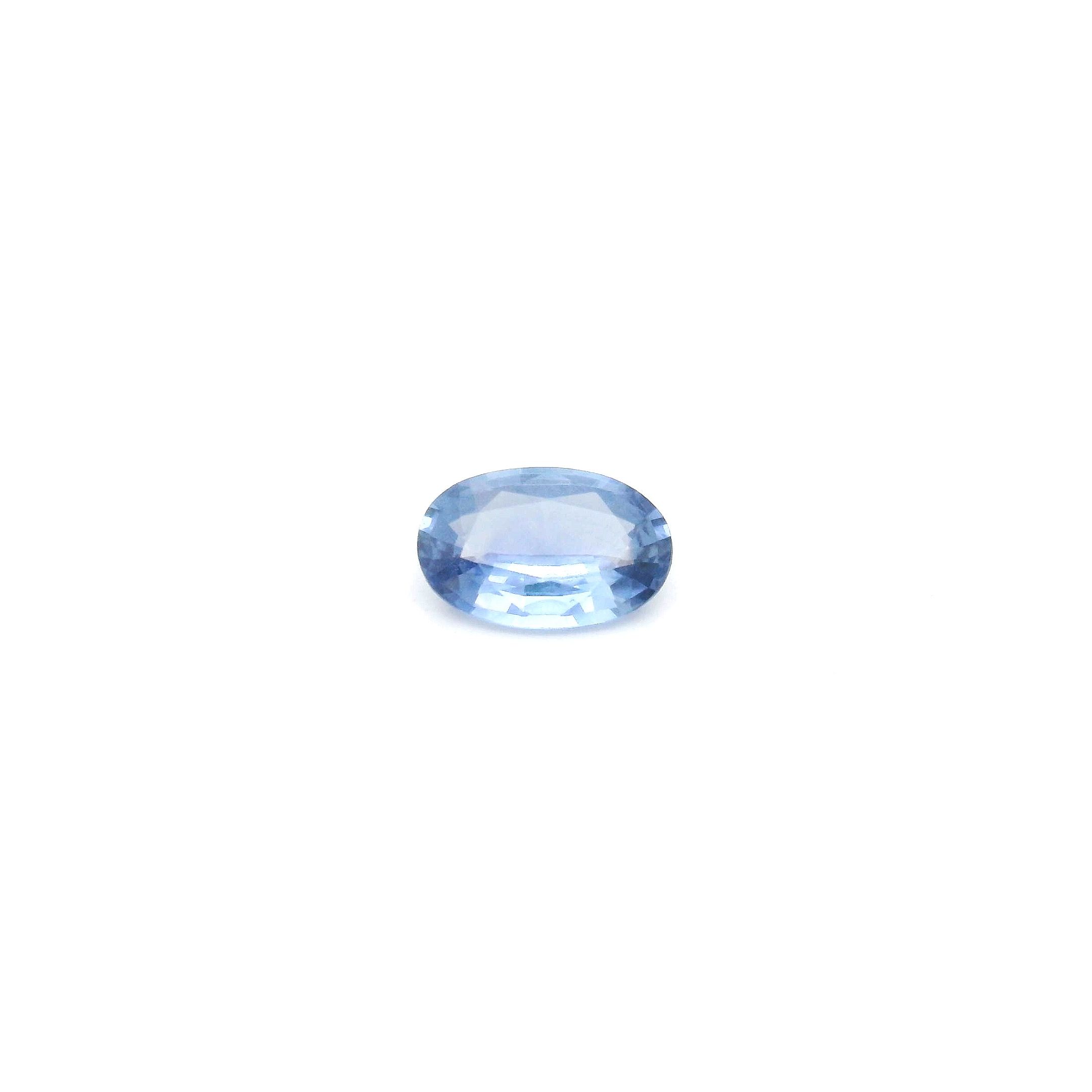 0.43 ct Oval Blue Natural Sapphire