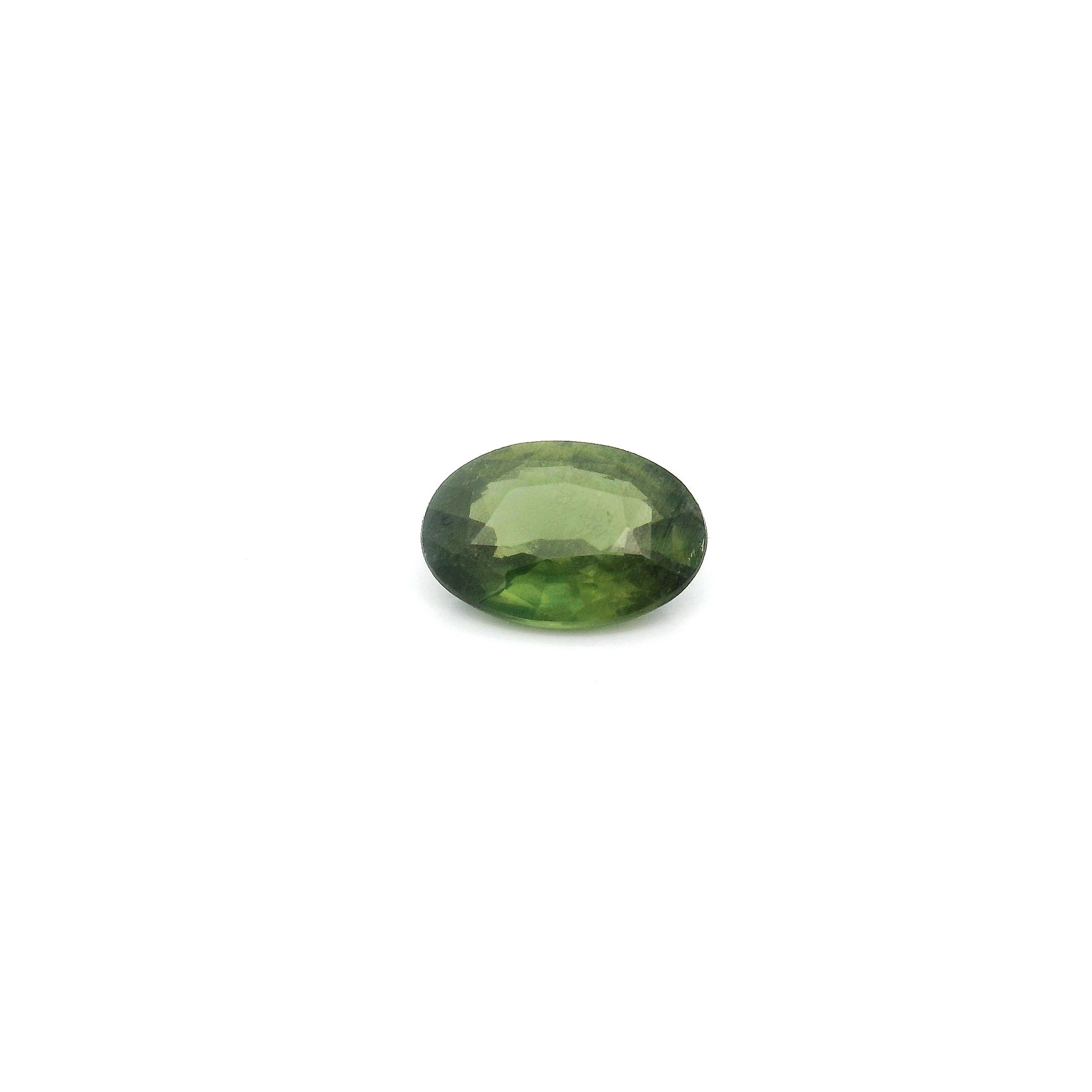 0.65 ct Oval Green Natural Sapphire