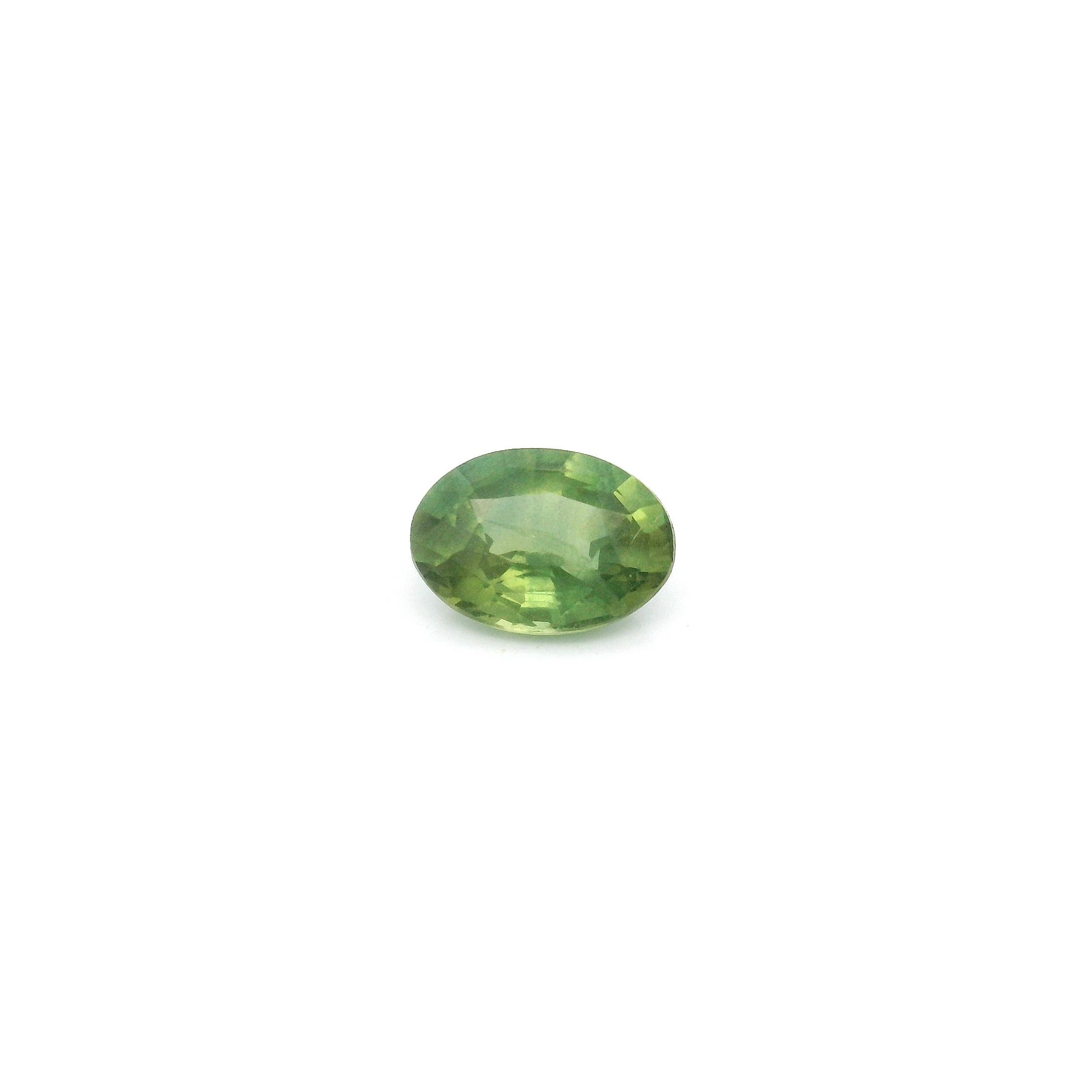 0.70 ct Oval Green Natural Sapphire
