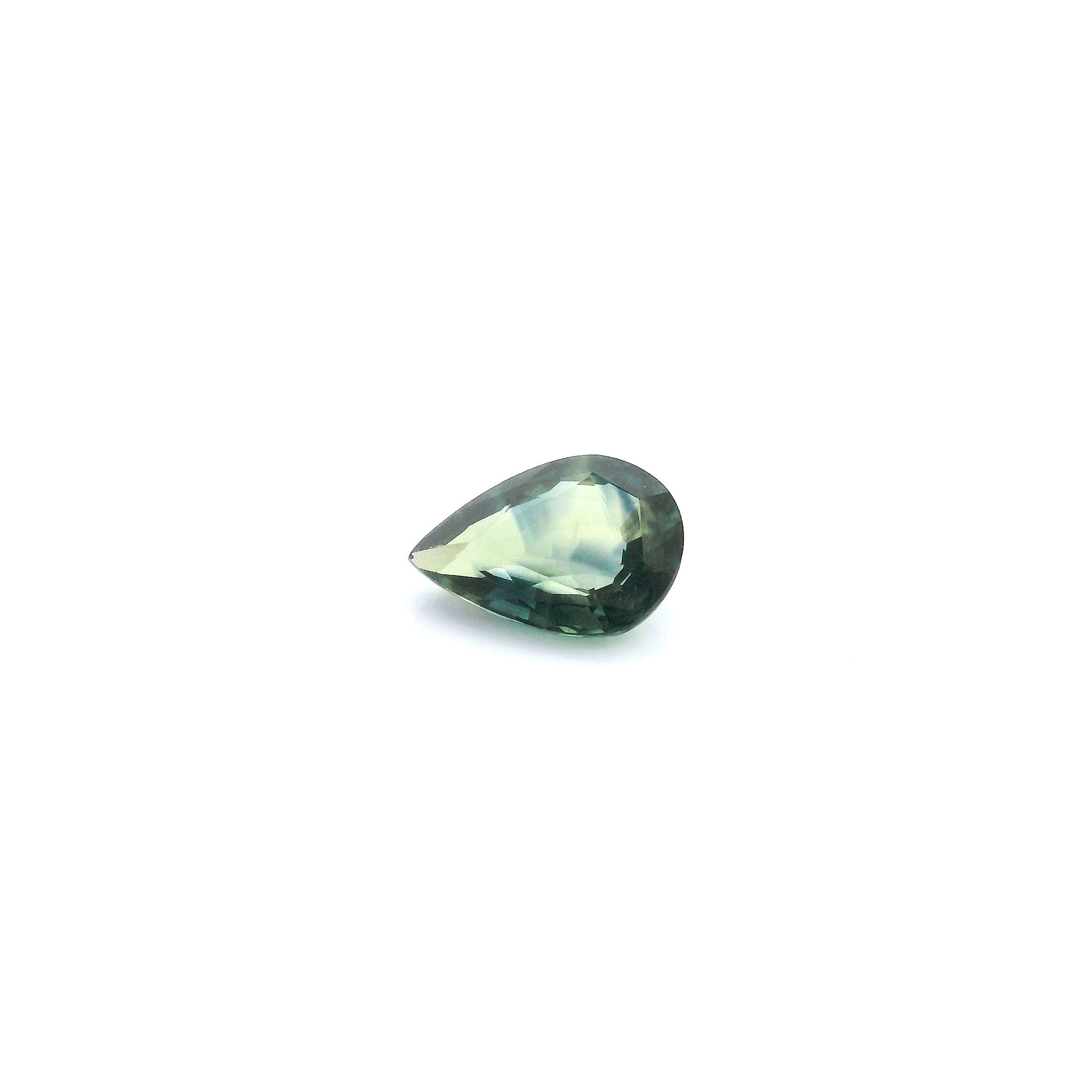 0.56 ct Pear Blue Natural Sapphire