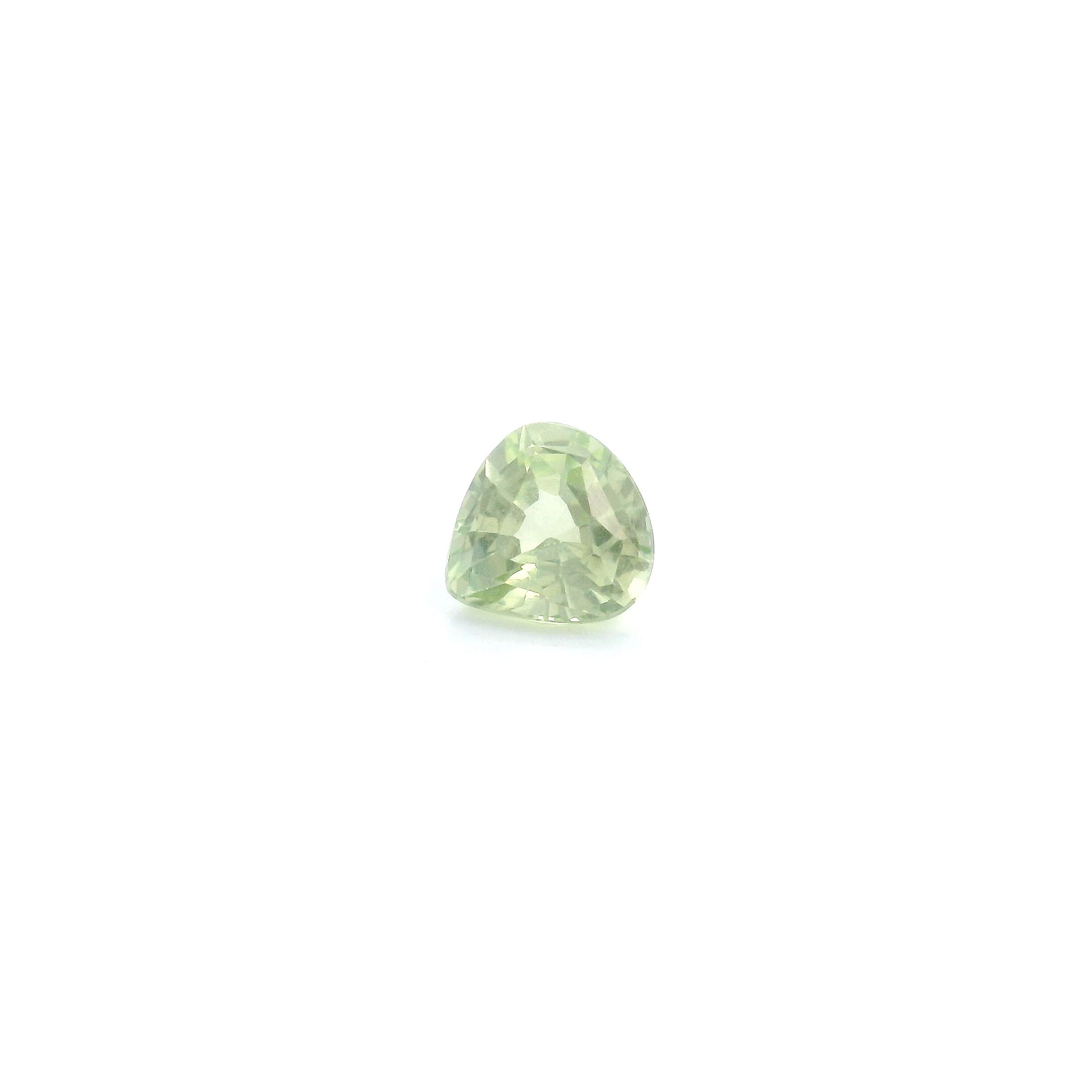 0.57 ct Pear Yellow Natural Sapphire