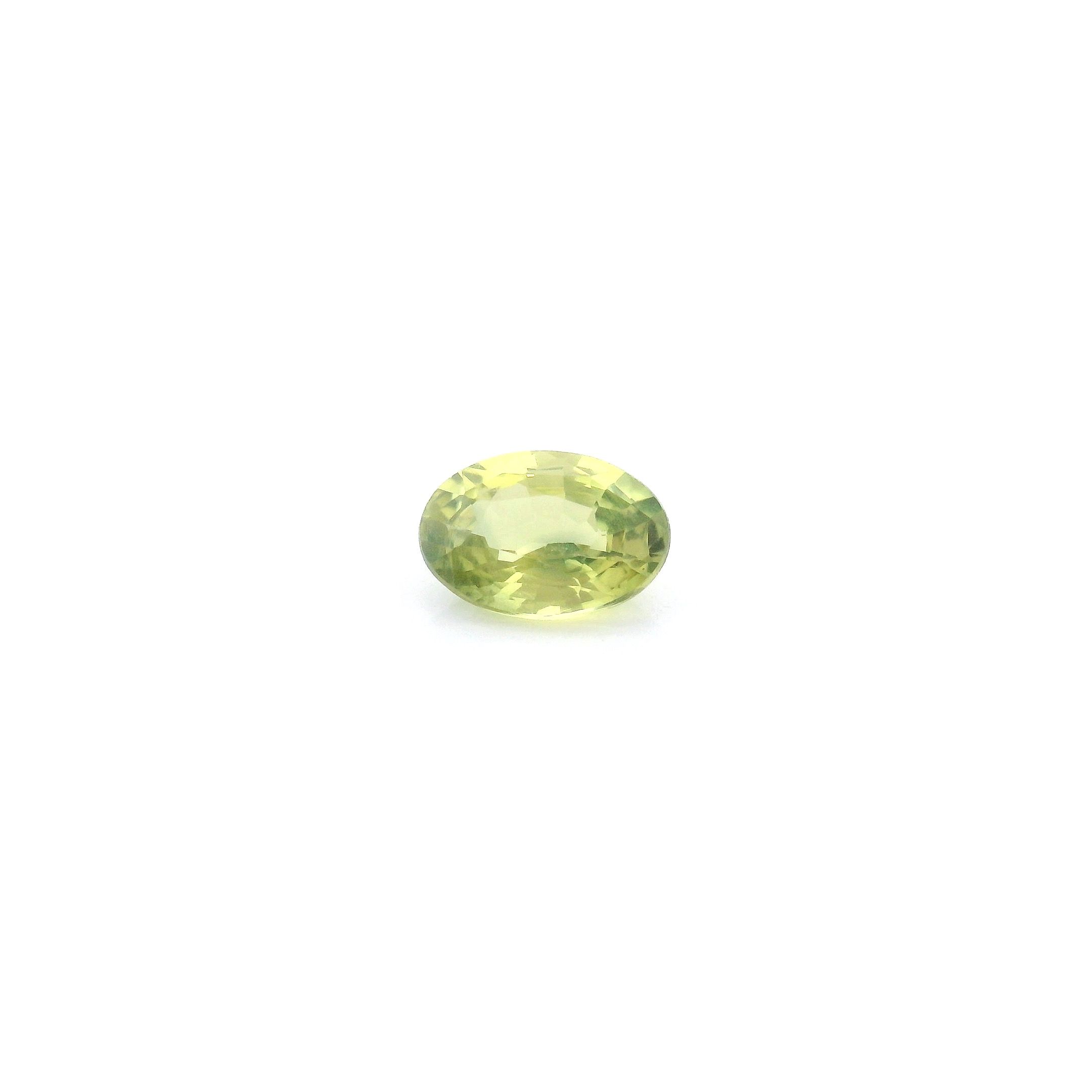 0.51 ct Oval Yellow Natural Sapphire