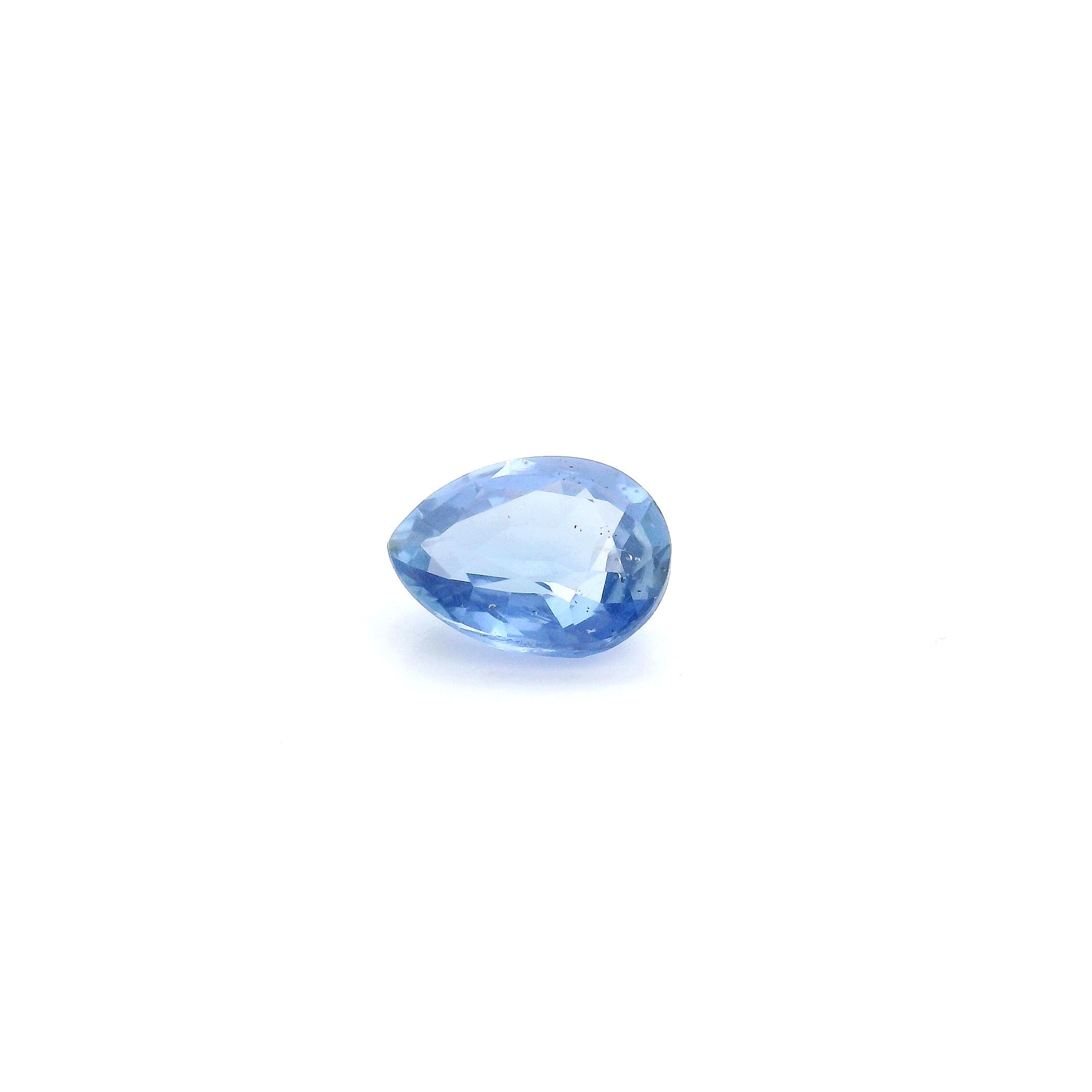 0.89 ct Pear Blue Natural Sapphire