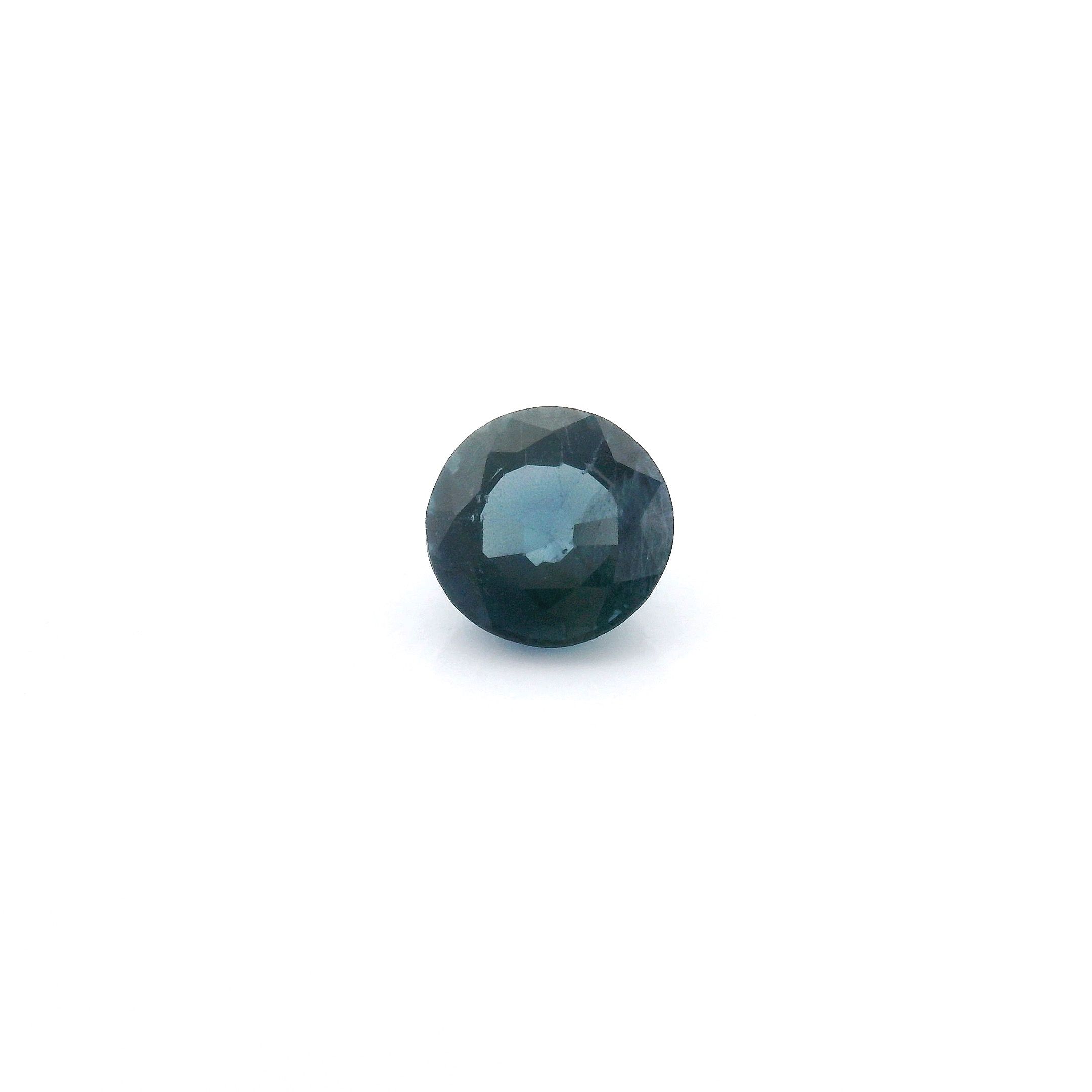 0.87 ct Round Blue Natural Sapphire