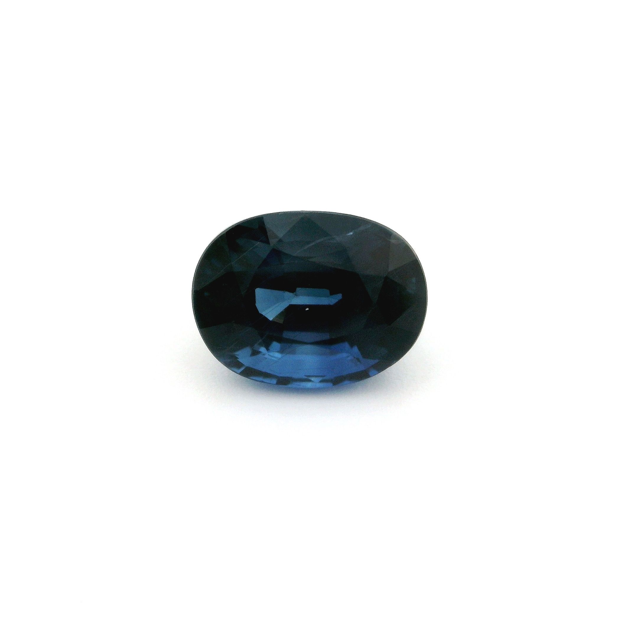 2.99 ct Oval Blue Natural Sapphire