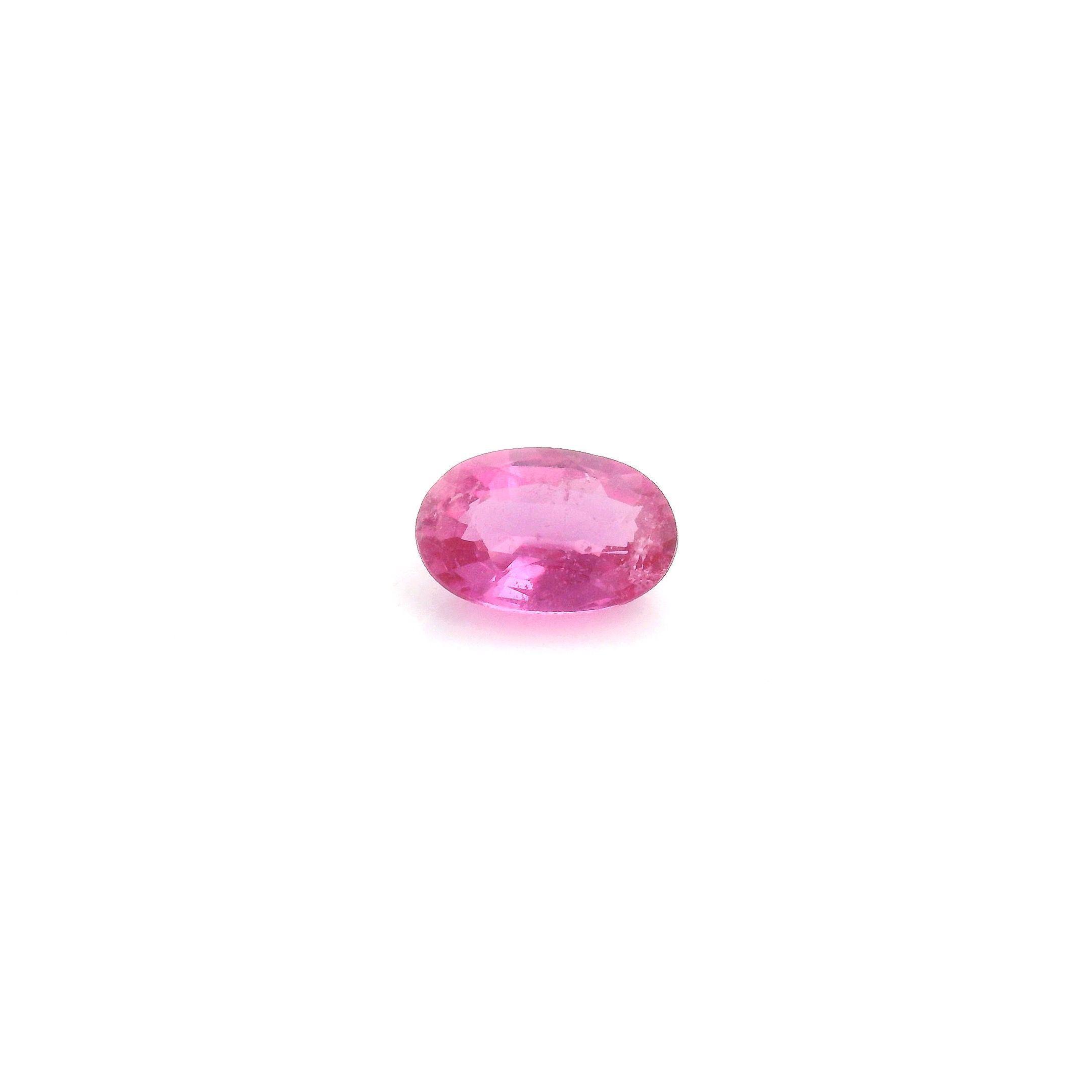 0.59 ct Oval Pink Natural Sapphire