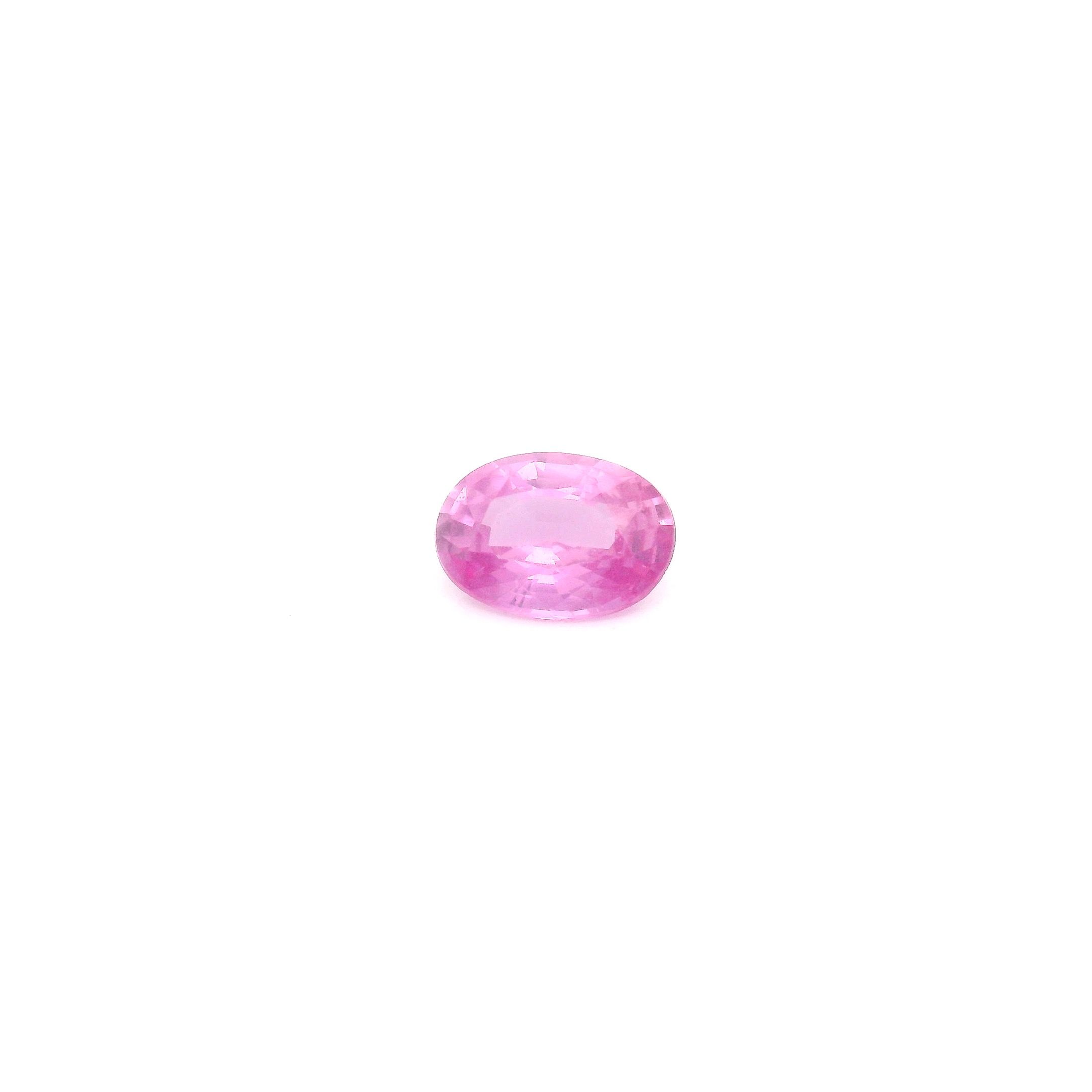 0.47 ct Oval Pink Natural Sapphire