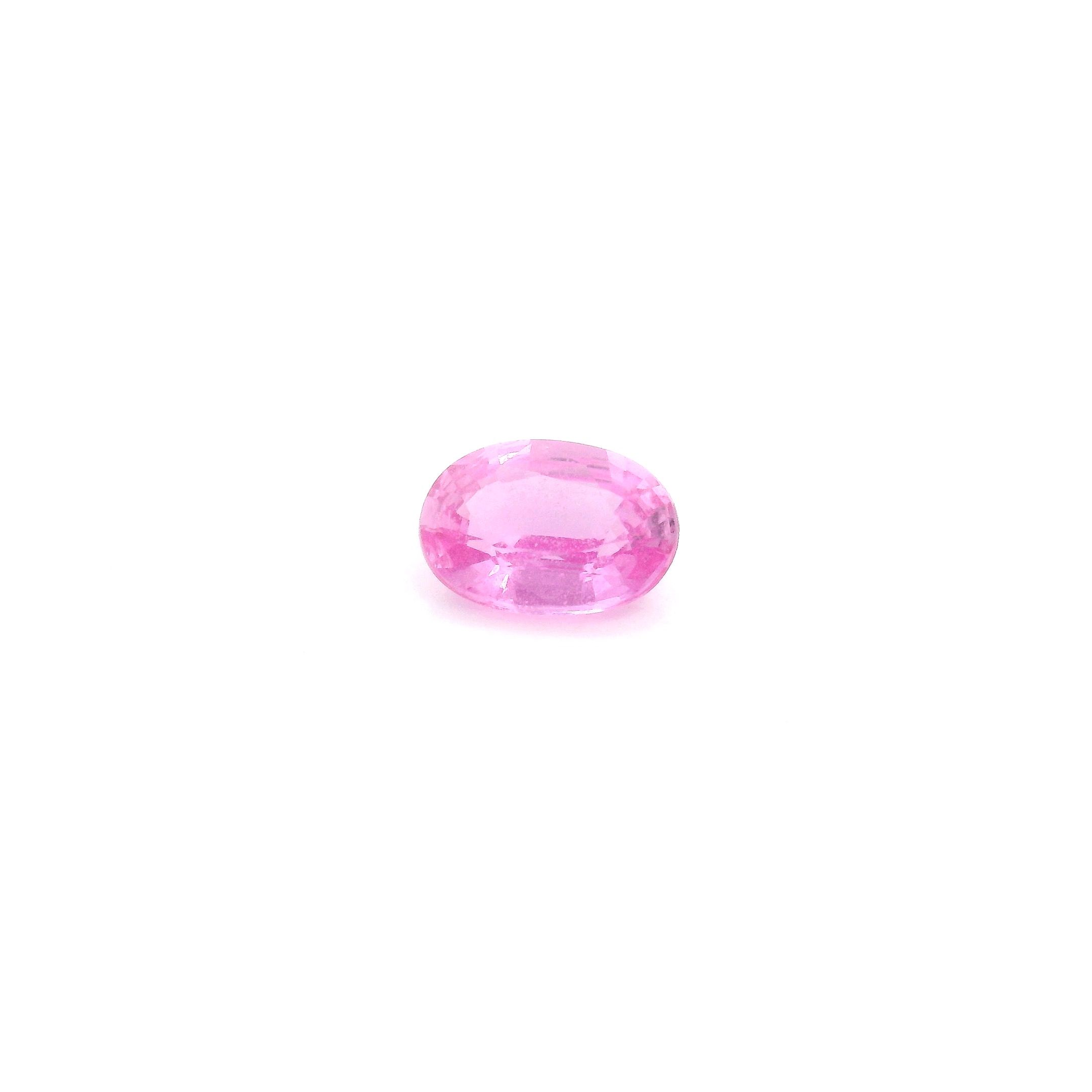 0.63 ct Oval Pink Natural Sapphire