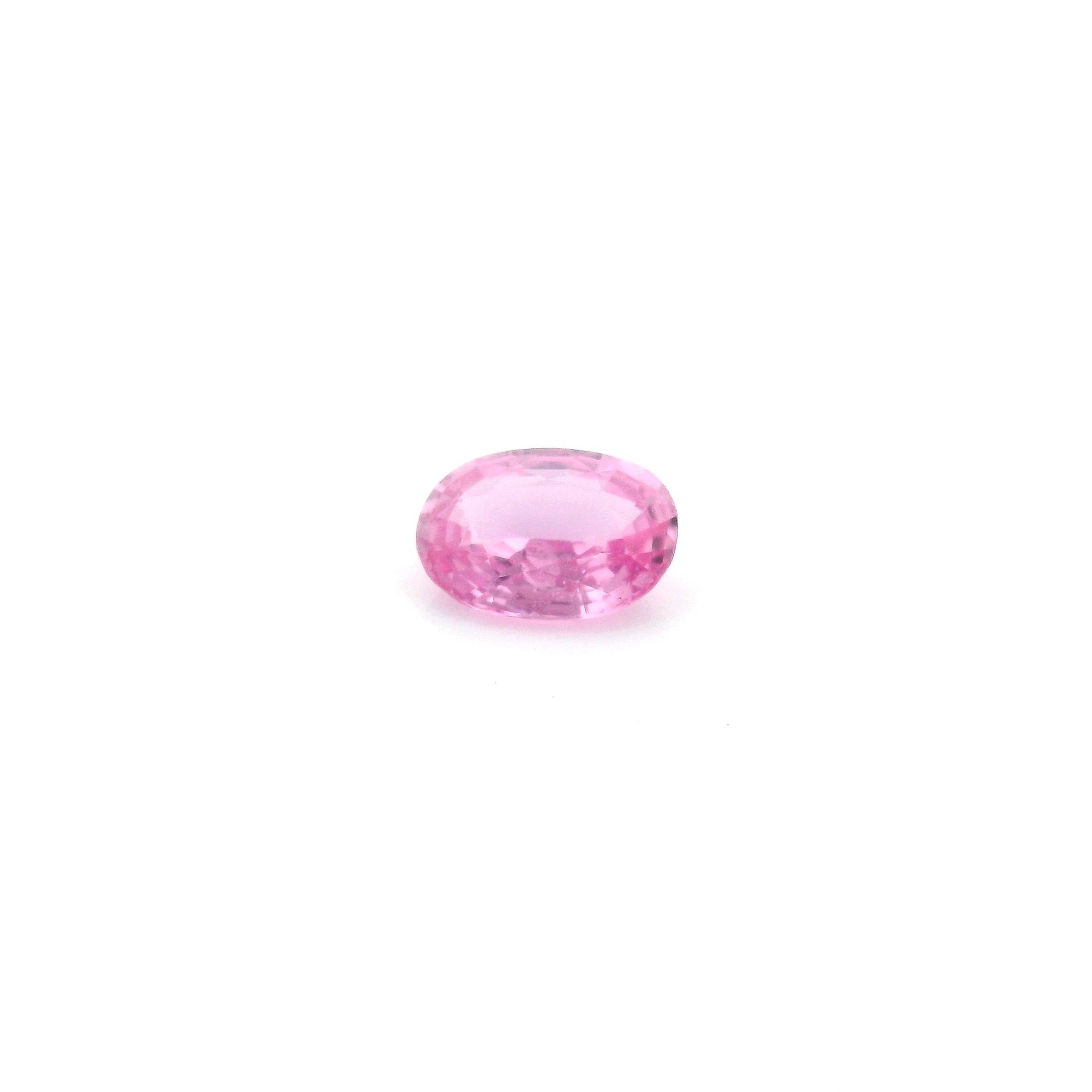 0.57 ct Oval Pink Natural Sapphire