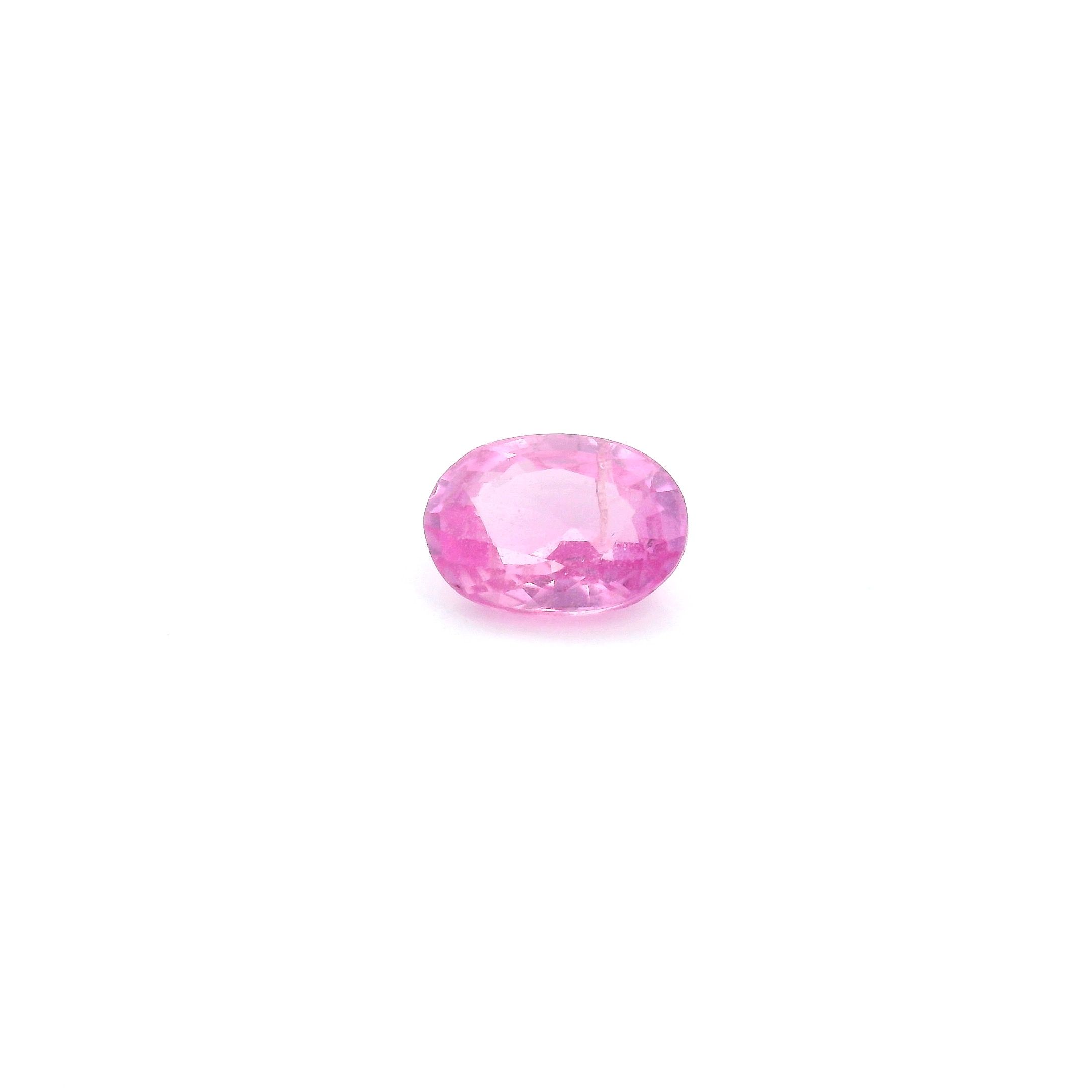 0.72 ct Oval Pink Natural Sapphire