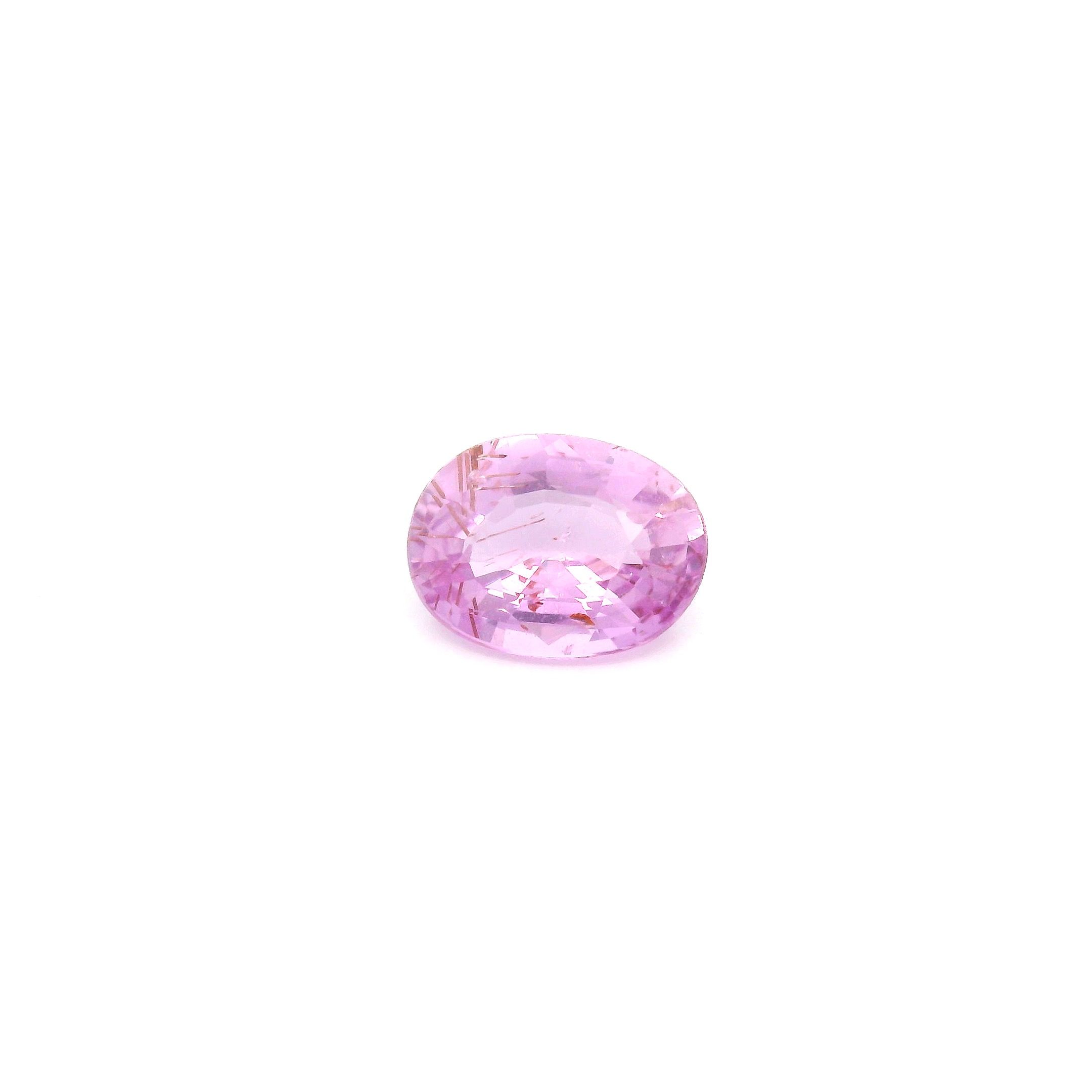 0.99 ct Oval Pink Natural Sapphire