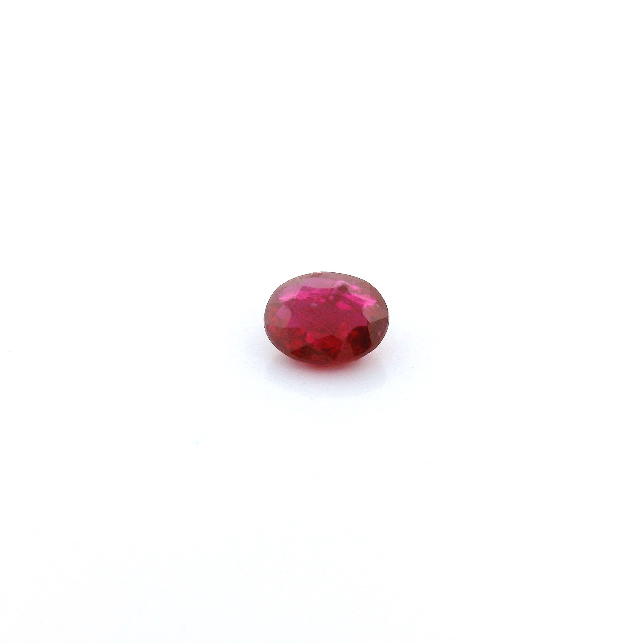 0.43 ct Oval Red Natural Ruby