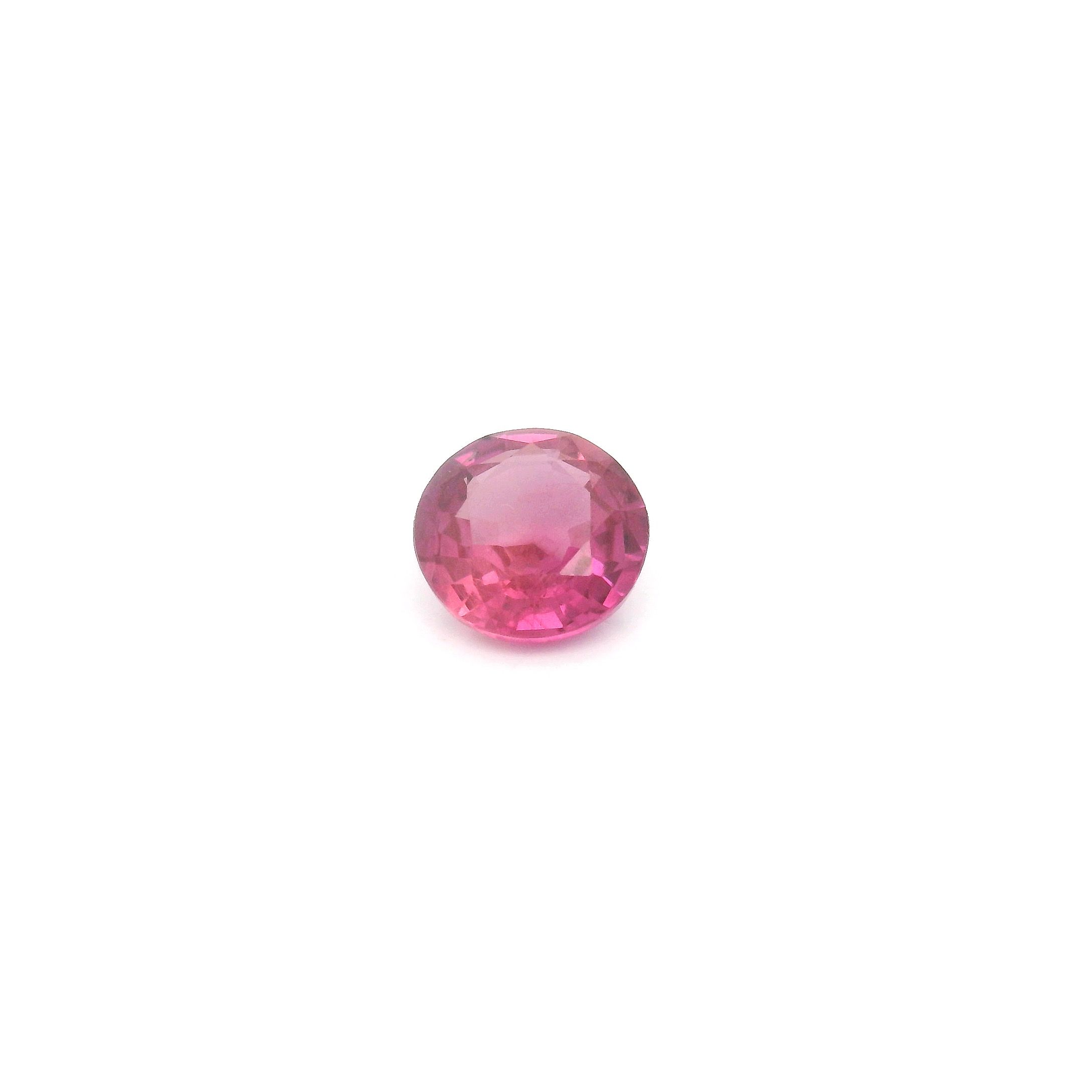 0.76 ct Round Red Natural Ruby