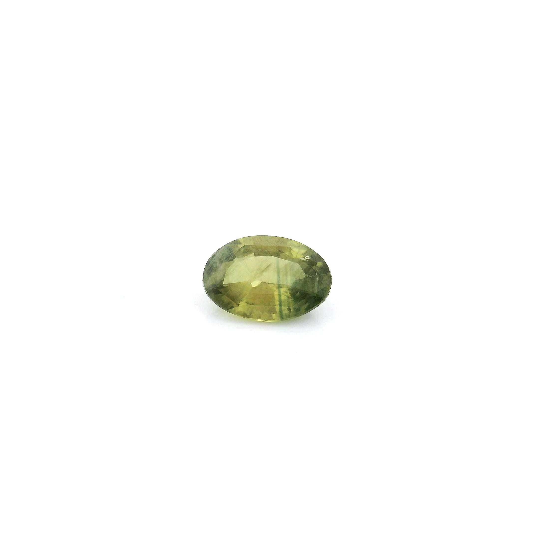 0.51 ct Oval Green Natural Sapphire