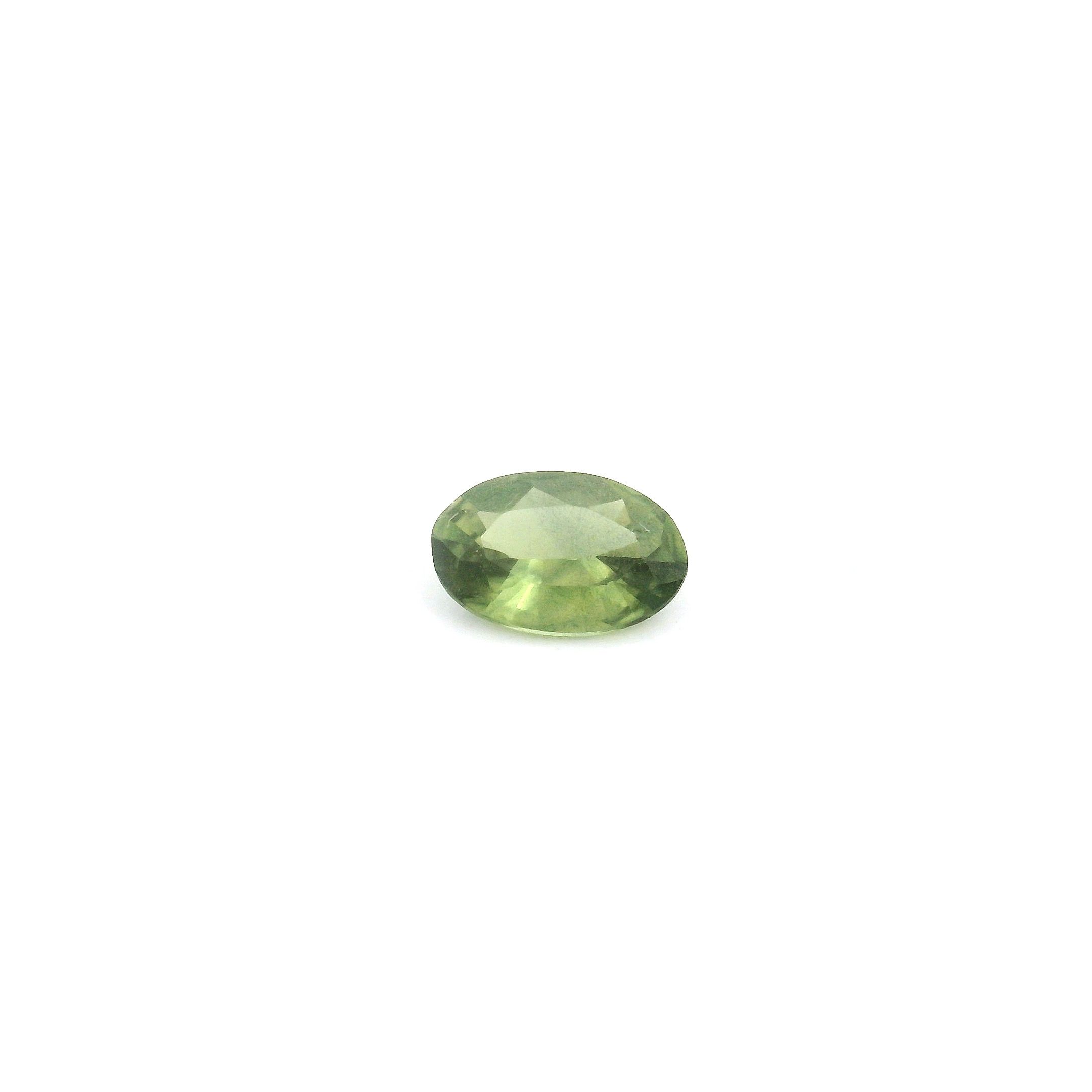 0.44 ct Oval Green Natural Sapphire