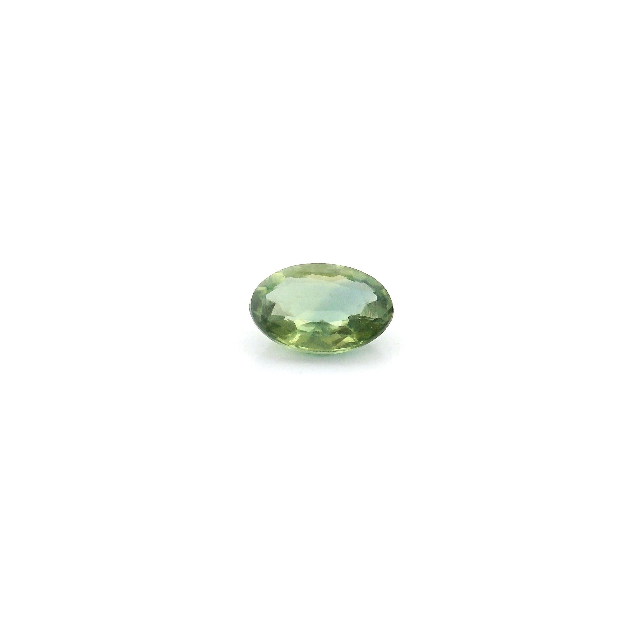 0.46 ct Oval Green Natural Sapphire