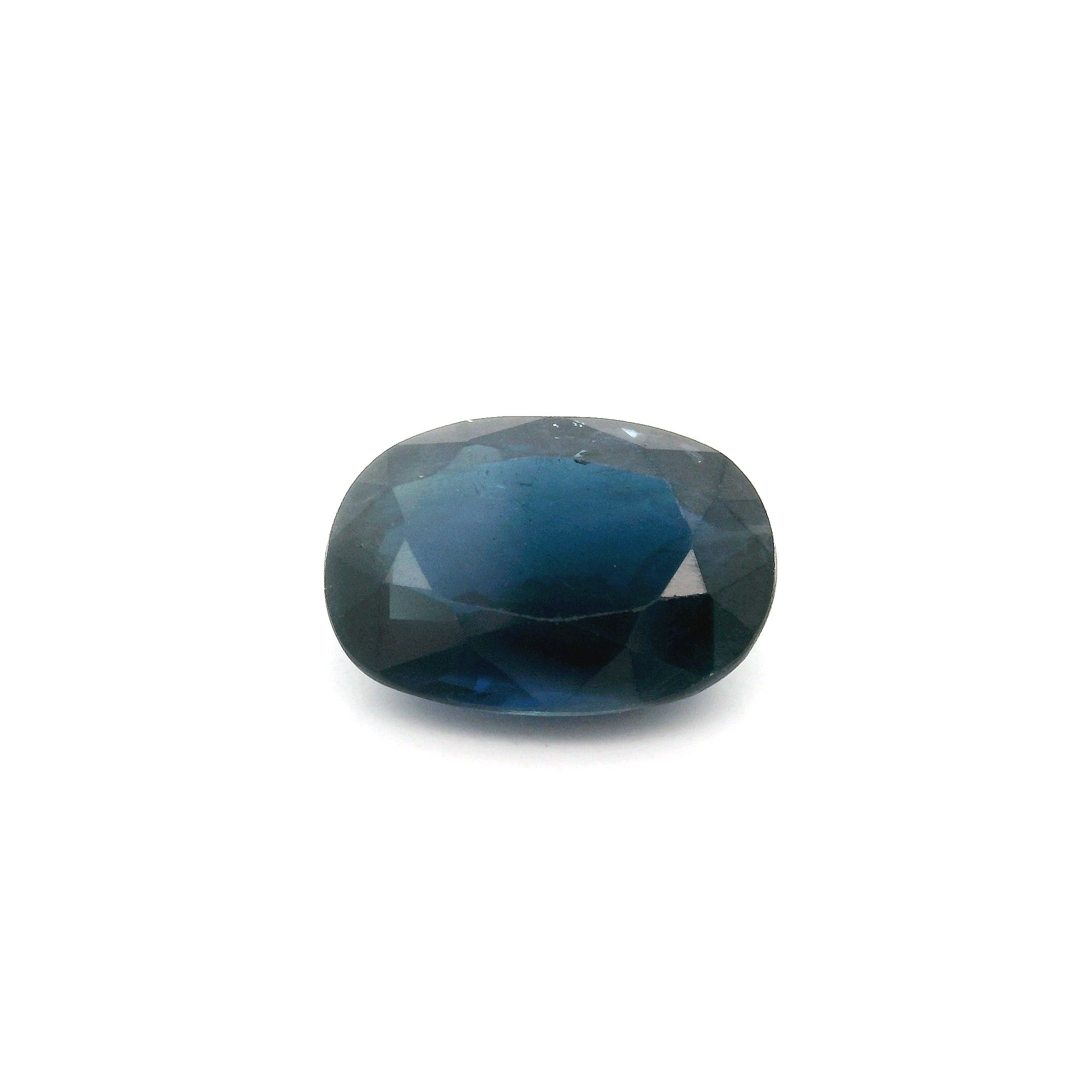 3.45 ct Oval Blue Natural Sapphire