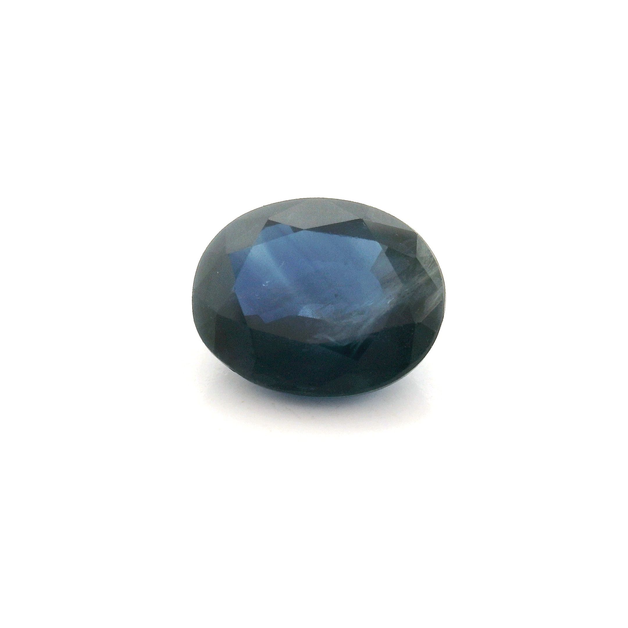 4.18 ct Oval Blue Natural Sapphire