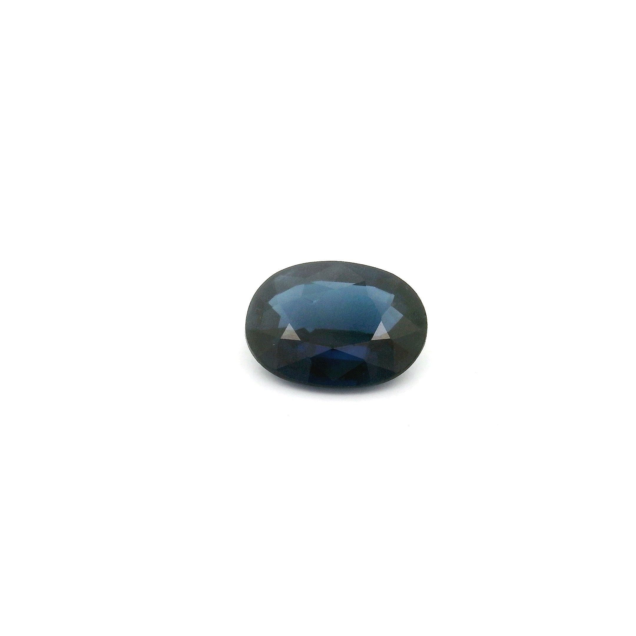 1.01 ct Oval Blue Natural Sapphire