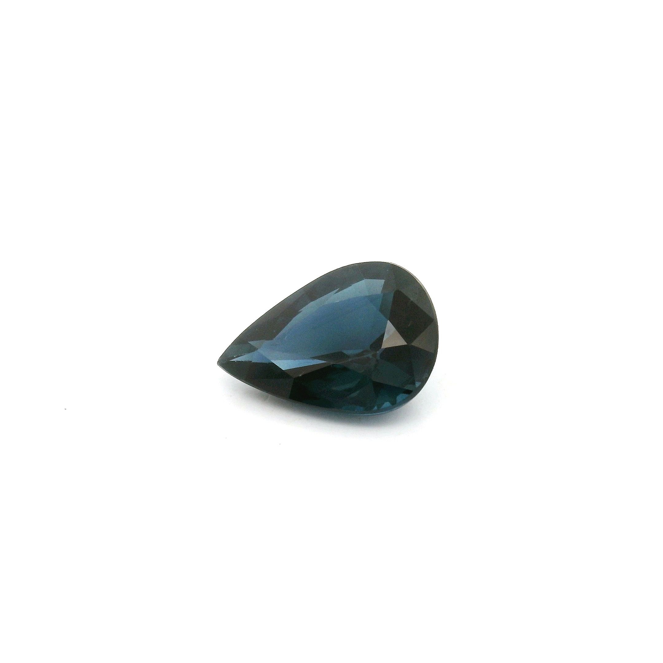 1.44 ct Pear Blue Natural Sapphire