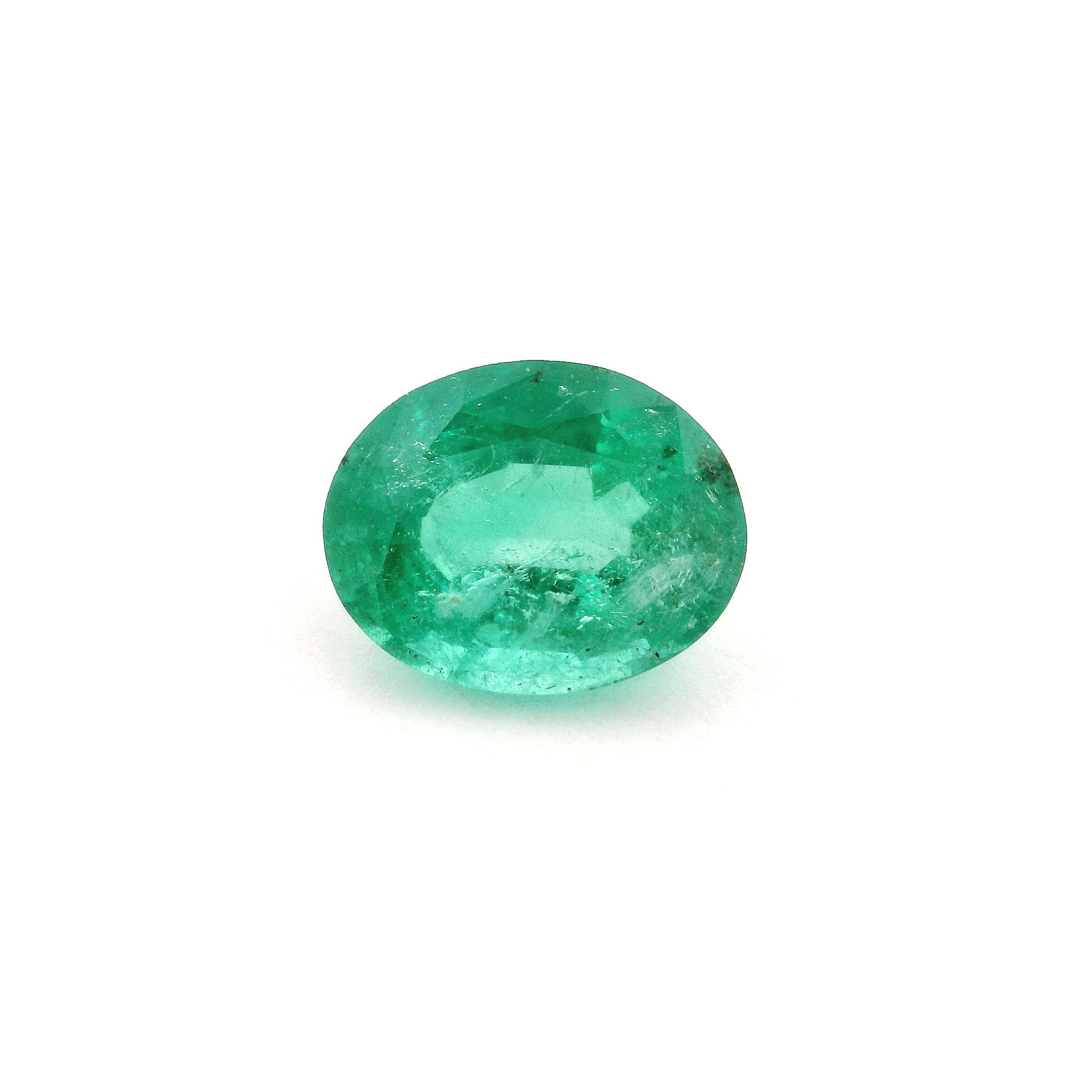 2.52 ct Oval Green Natural Emerald