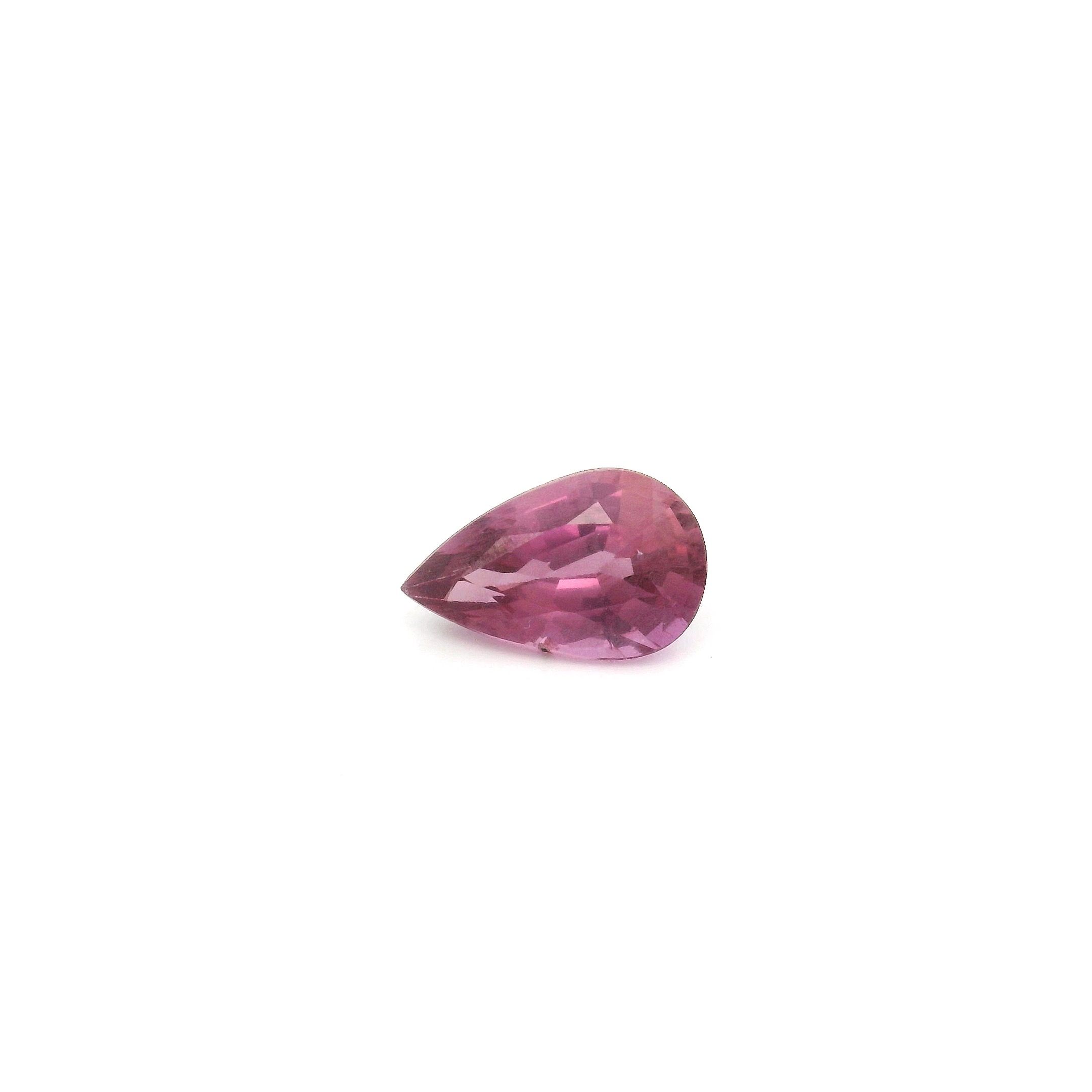 0.76 ct Pear Pink Natural Sapphire