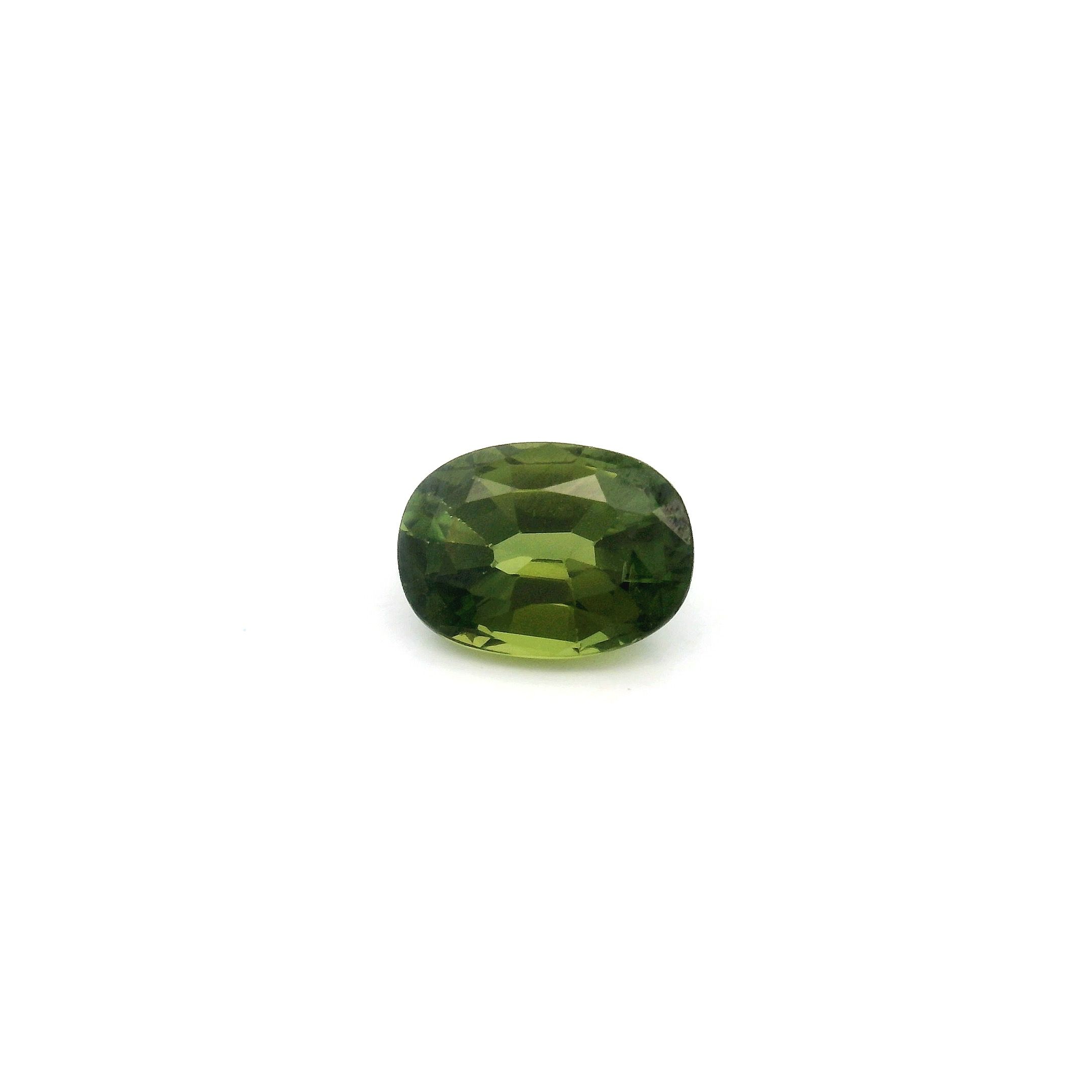 1.17 ct Oval Green Natural Sapphire
