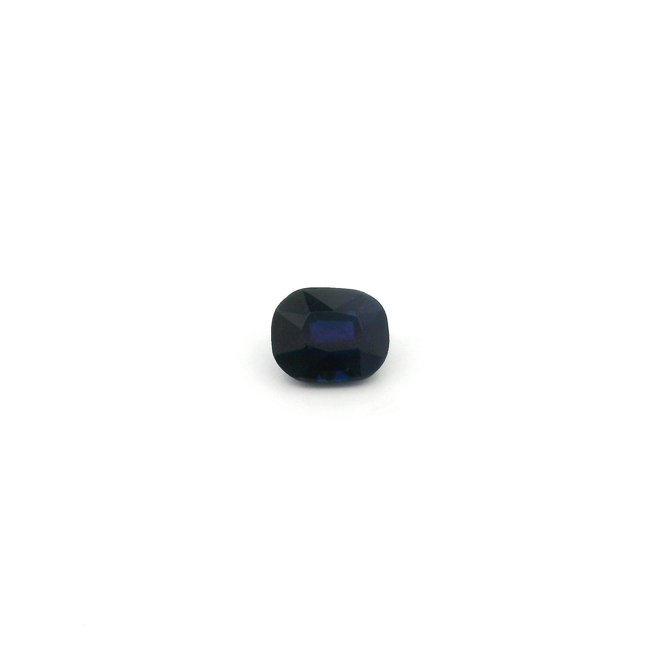 0.47 ct Cushion Blue Natural Sapphire
