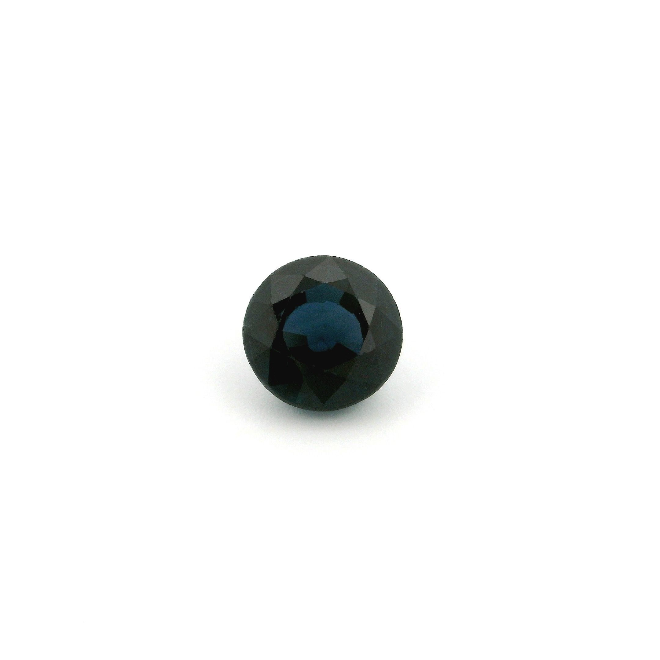 1.36 ct Round Blue Natural Sapphire