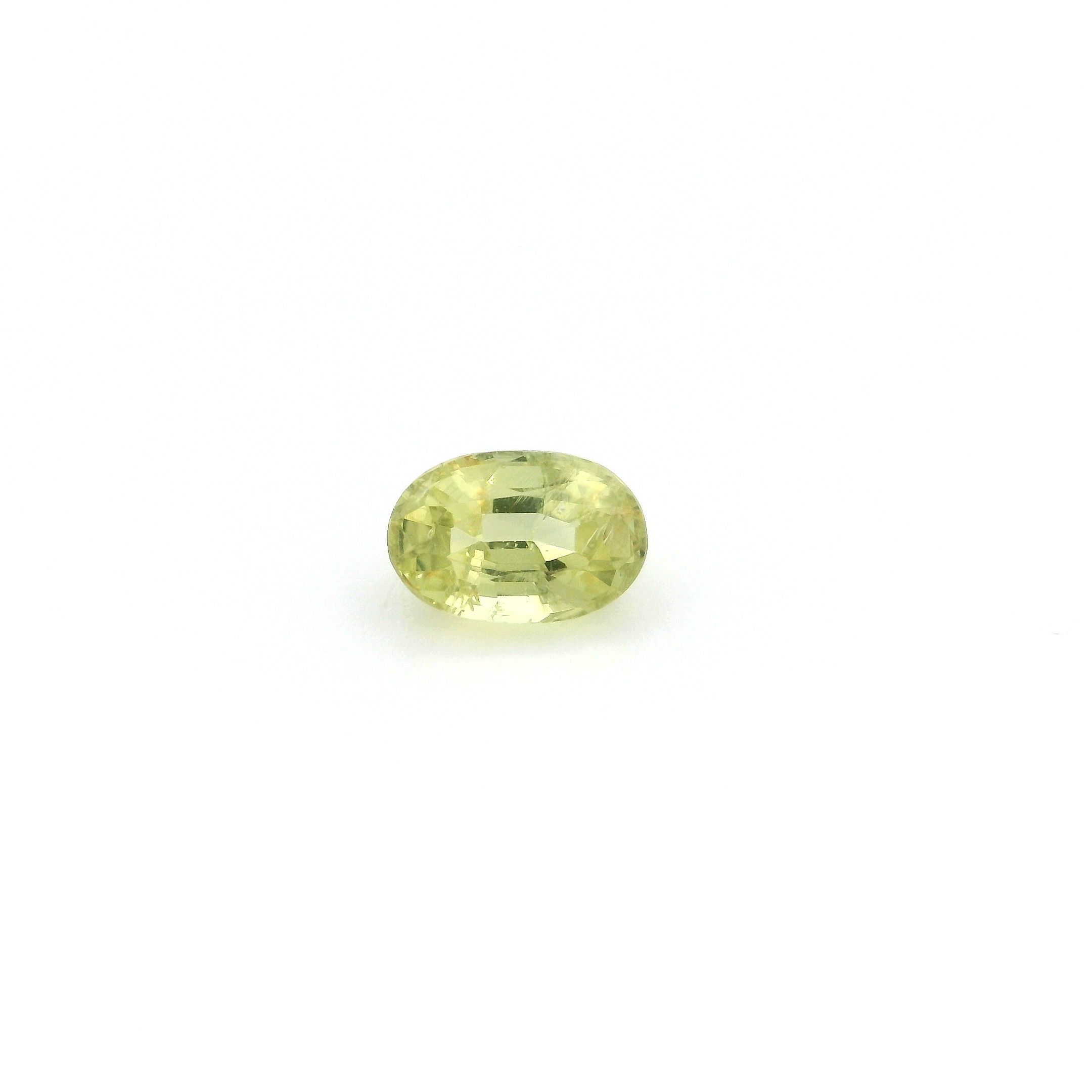0.79 ct Oval Yellow Natural Sapphire