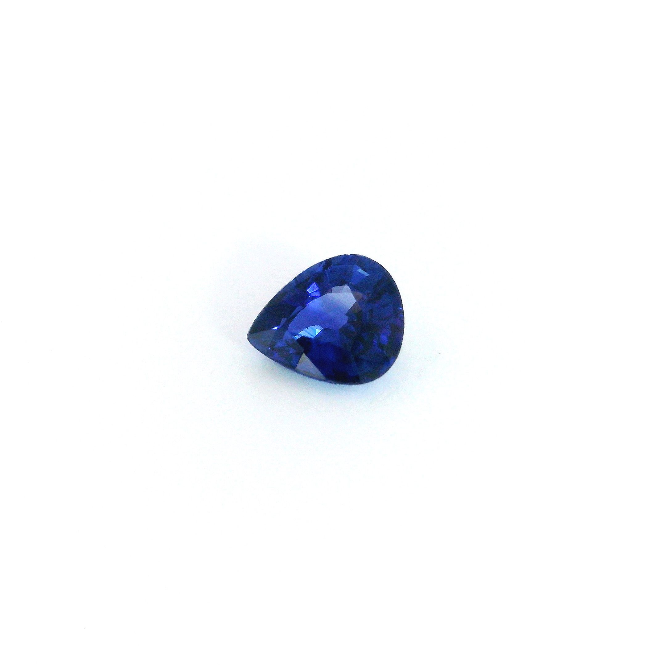 0.69 ct Pear Blue Natural Sapphire