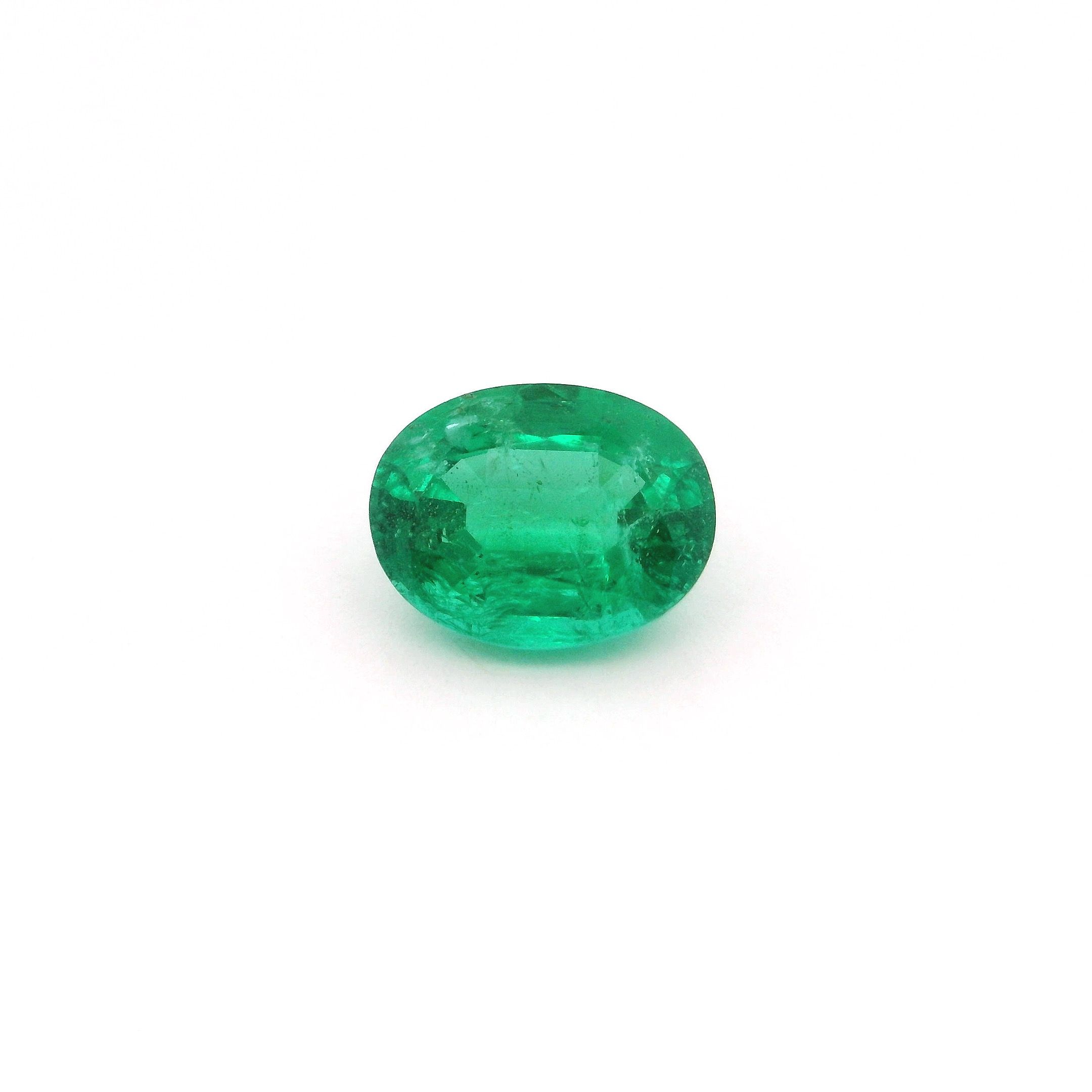 2.00 ct Oval Green Natural Emerald